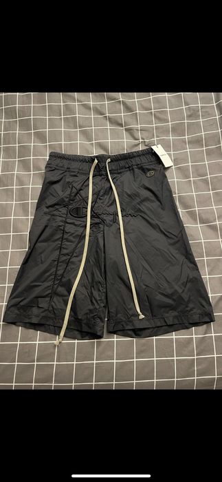 Rick Owens Rick Owens champion hexagram nylon shorts | Grailed