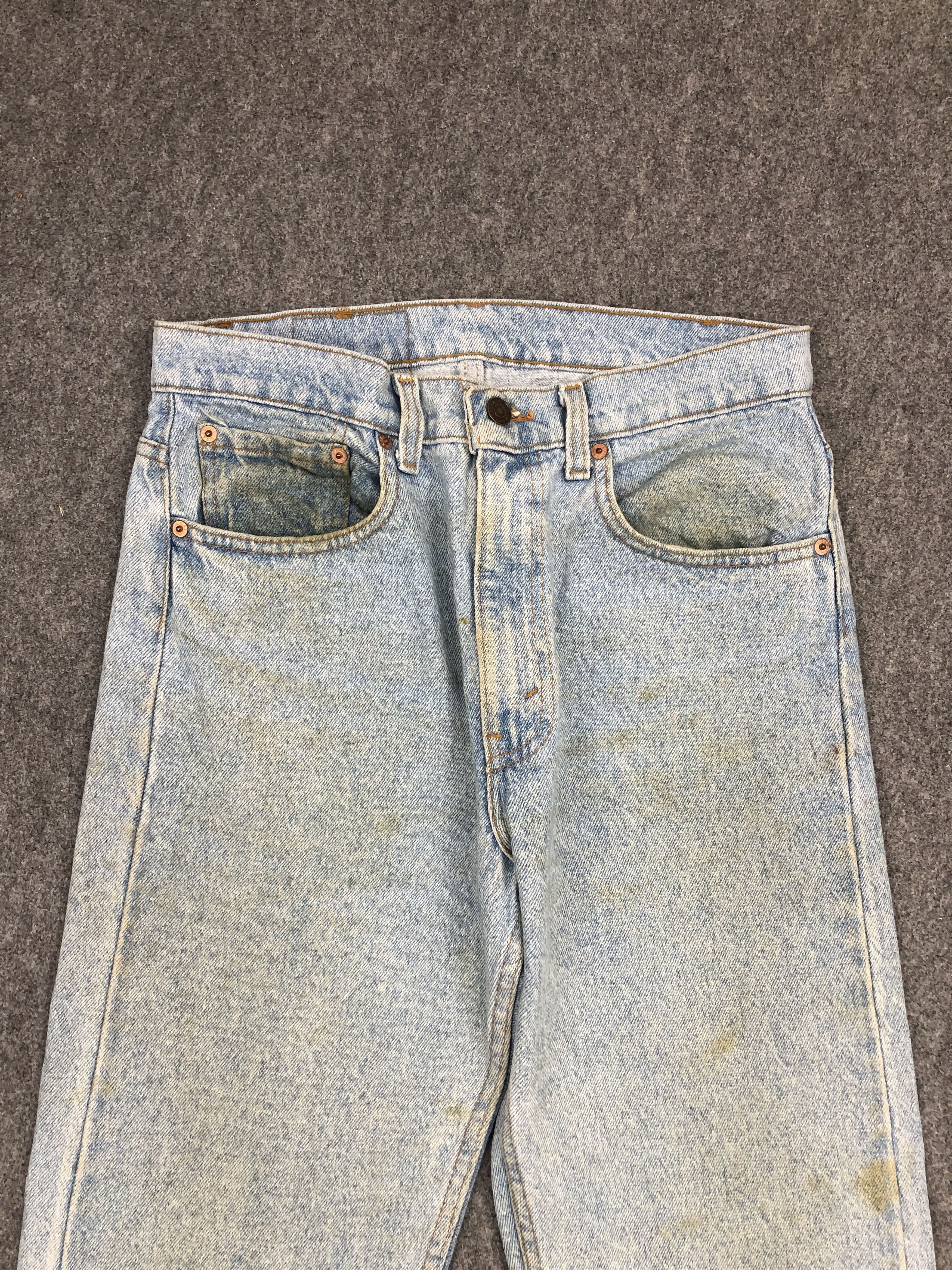 Levi's Vintage 90s Levis 505 Light Wash Jeans DP1326 Size US 32 / EU 48 - 2 Thumbnail