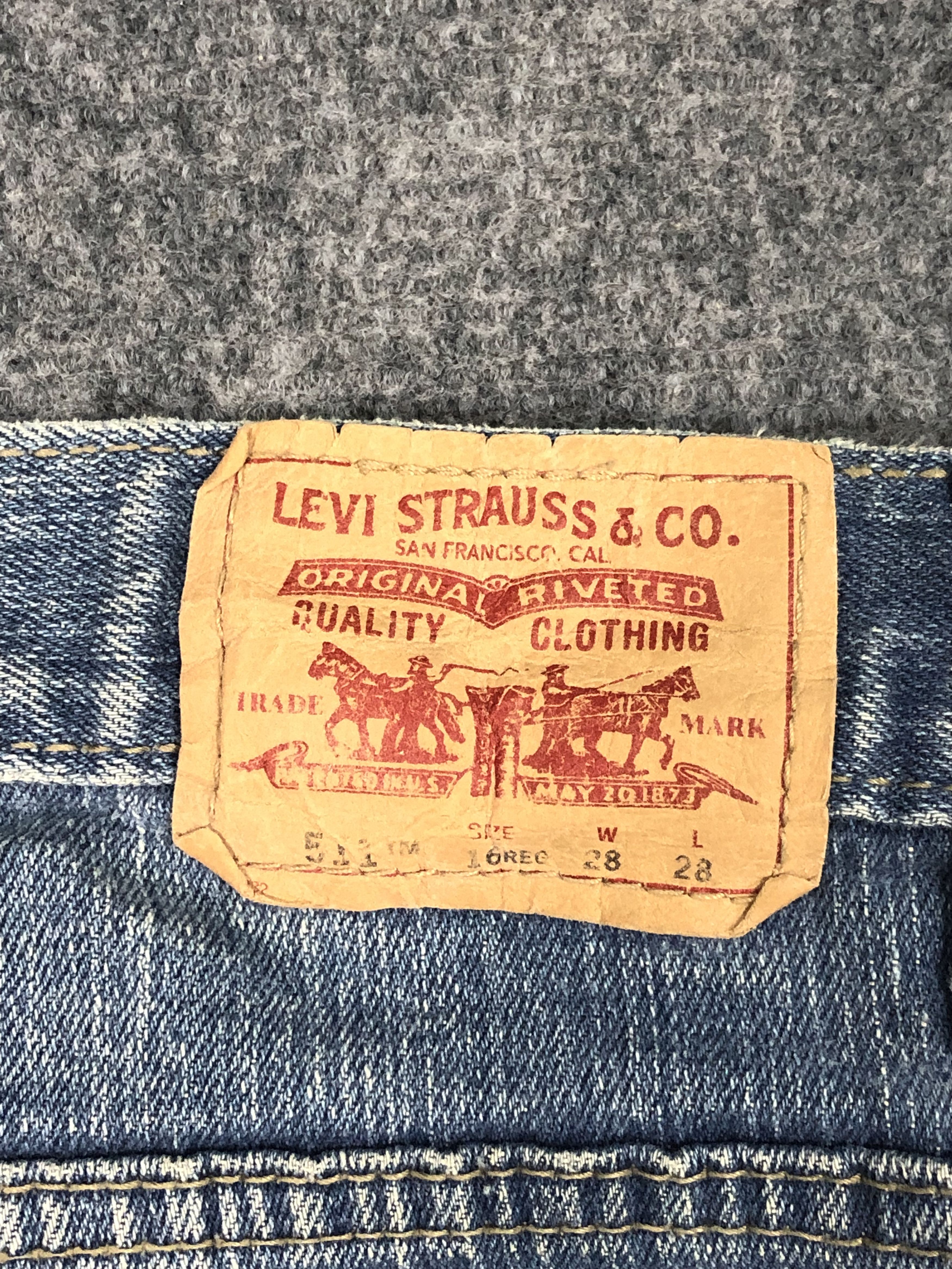 Levi's Vintage Levis 511 Skinny Blue Jeans DP0165 Size US 28 / EU 44 - 5 Thumbnail