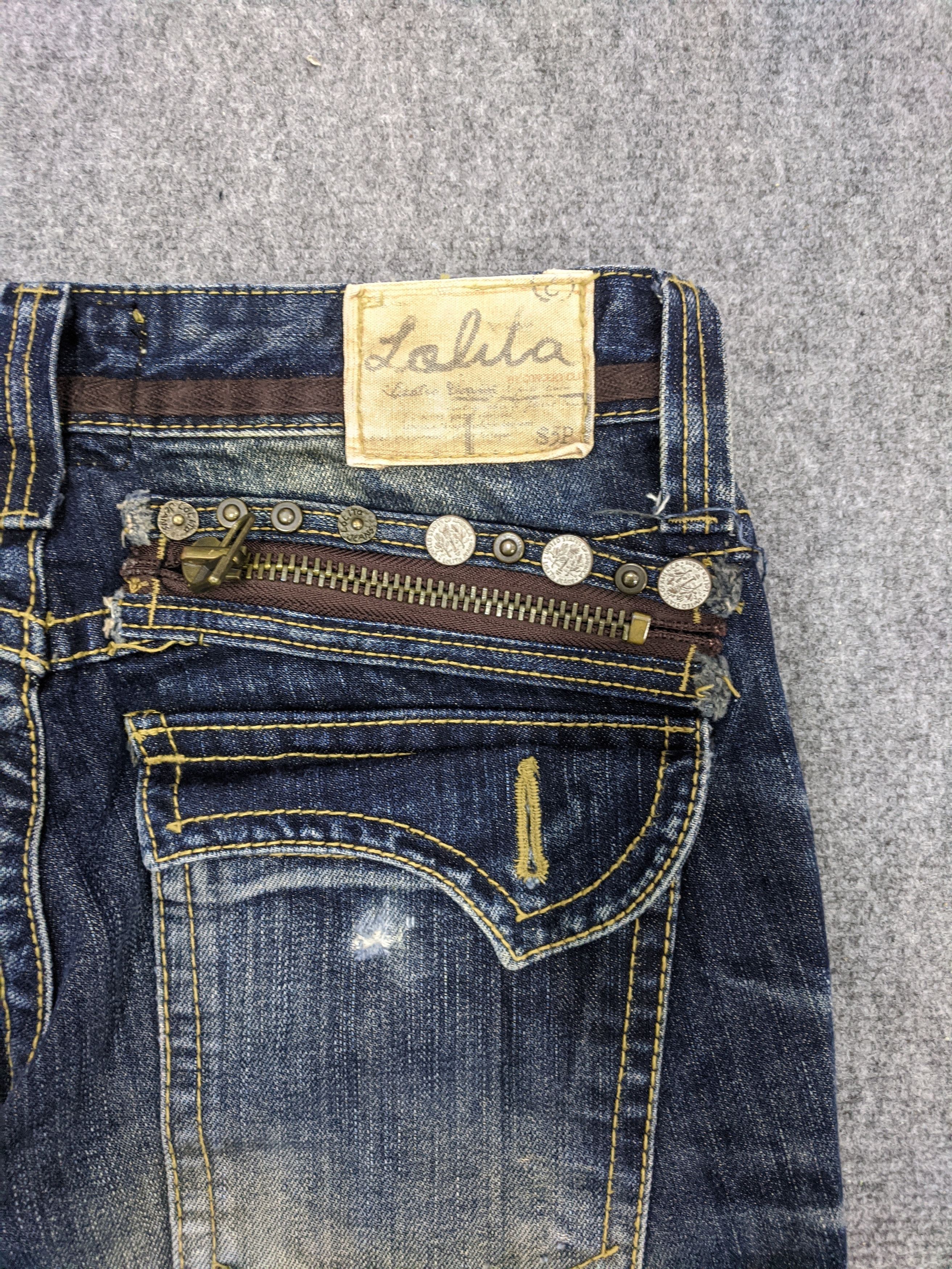 If Six Was Nine Vintage Seditionaries Japanese Brand Faded Jeans DP0661 Size US 31 - 14 Thumbnail