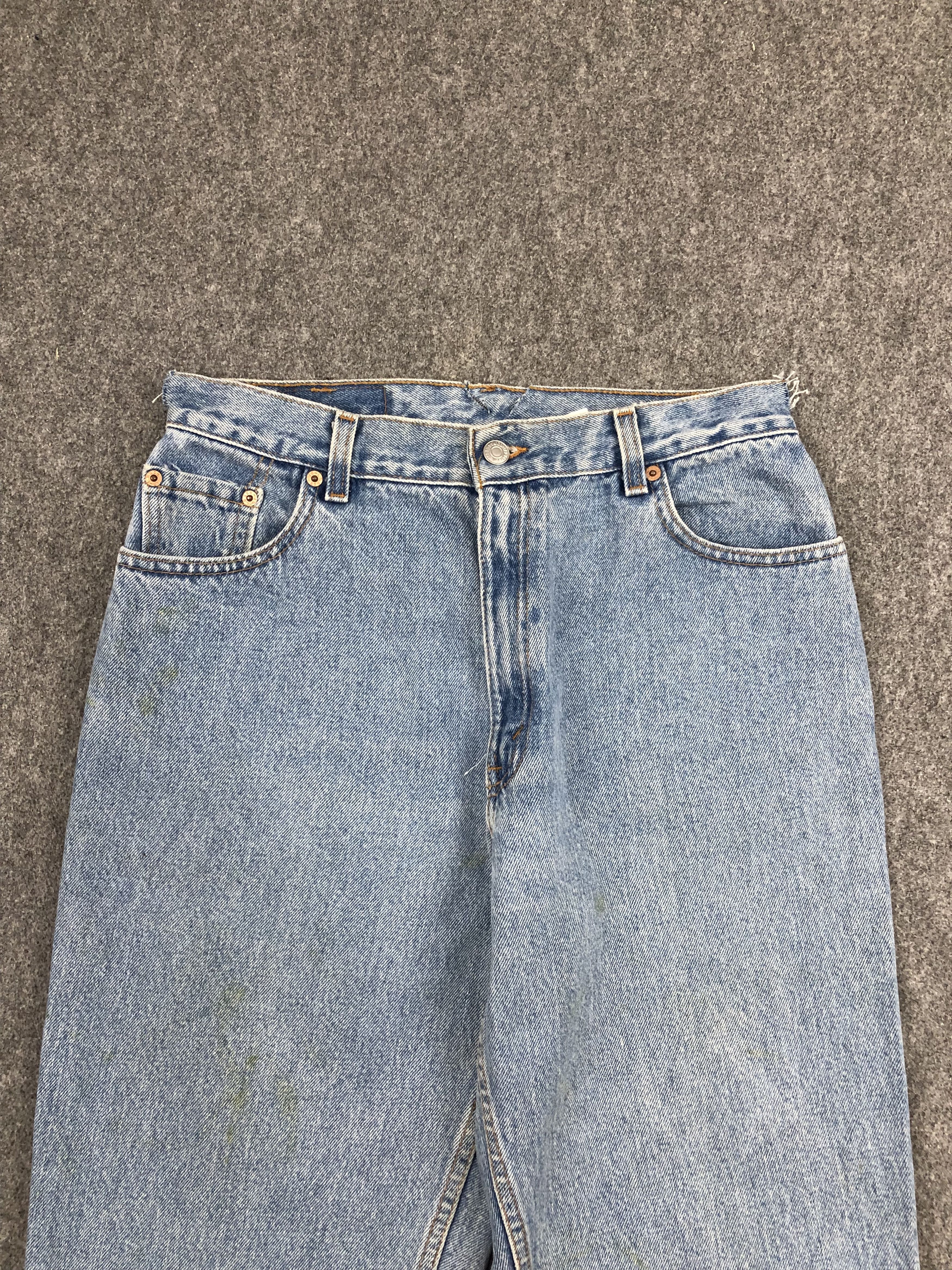 Levi's 90s Light Blue Vintage Levis 550 Jeans DP1363 Size US 30 / EU 46 - 2 Thumbnail