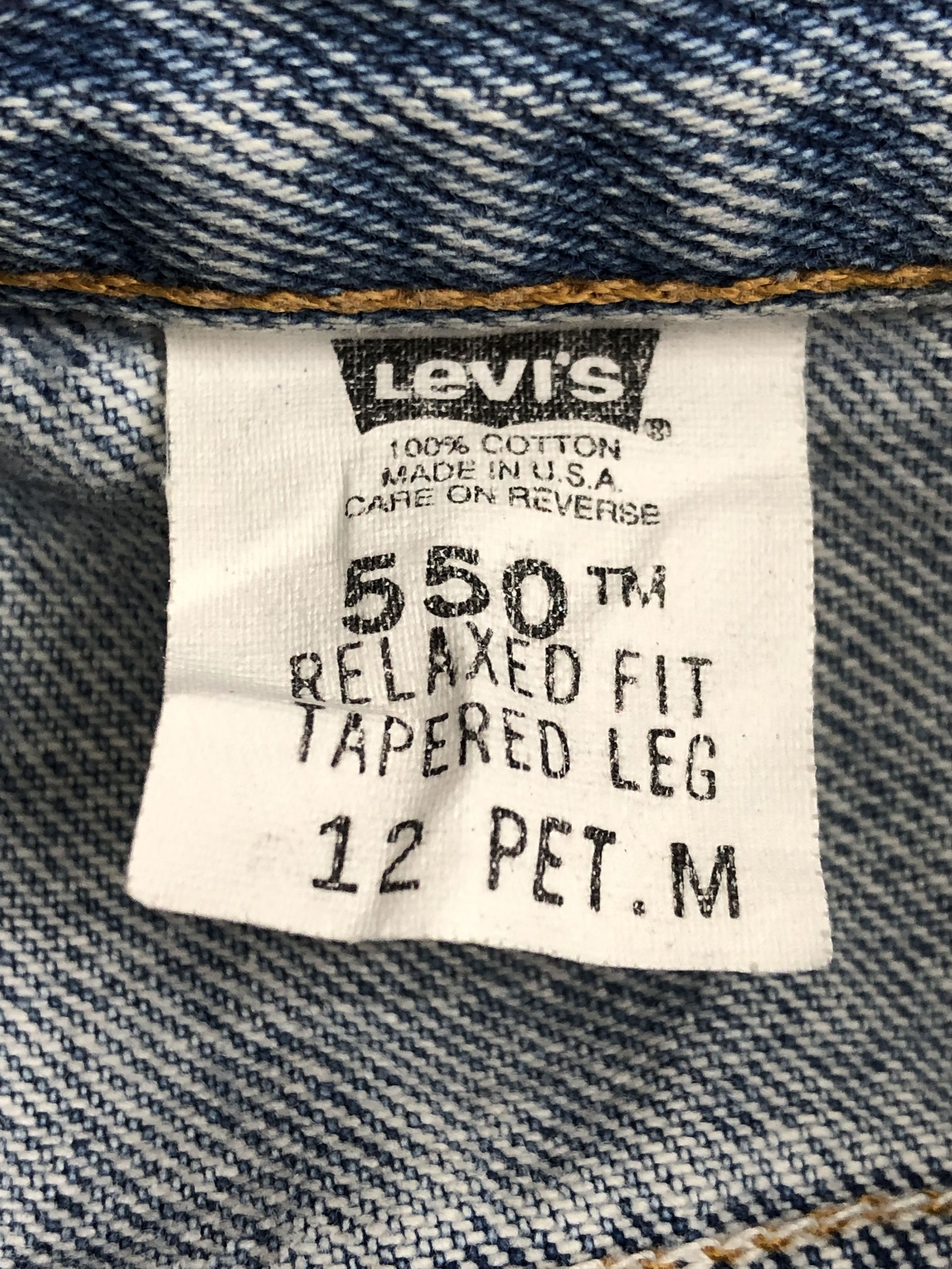 Levi's 90s Light Blue Vintage Levis 550 Jeans DP1363 Size US 30 / EU 46 - 6 Thumbnail