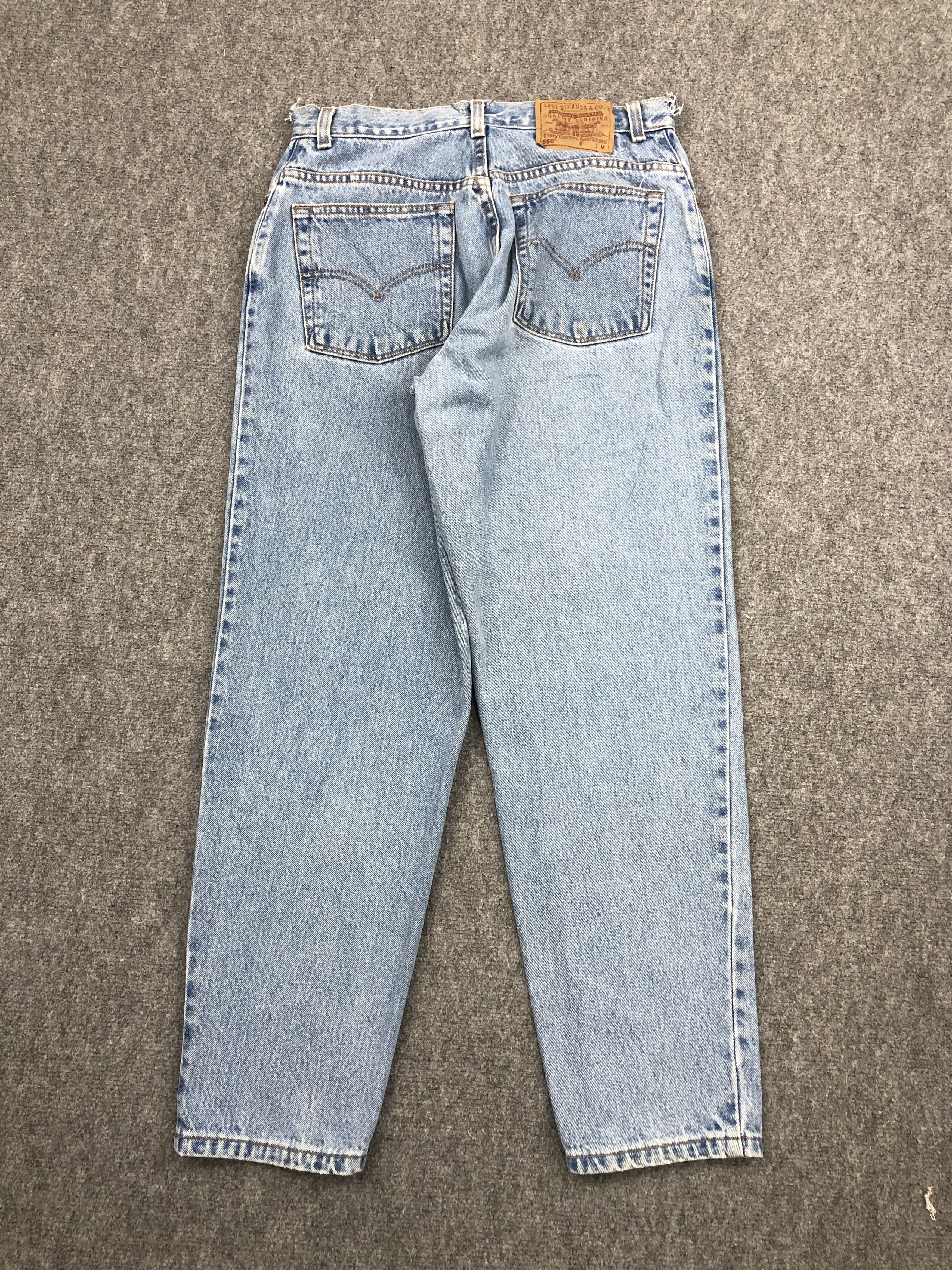 Levi's 90s Light Blue Vintage Levis 550 Jeans DP1363 Size US 30 / EU 46 - 3 Thumbnail