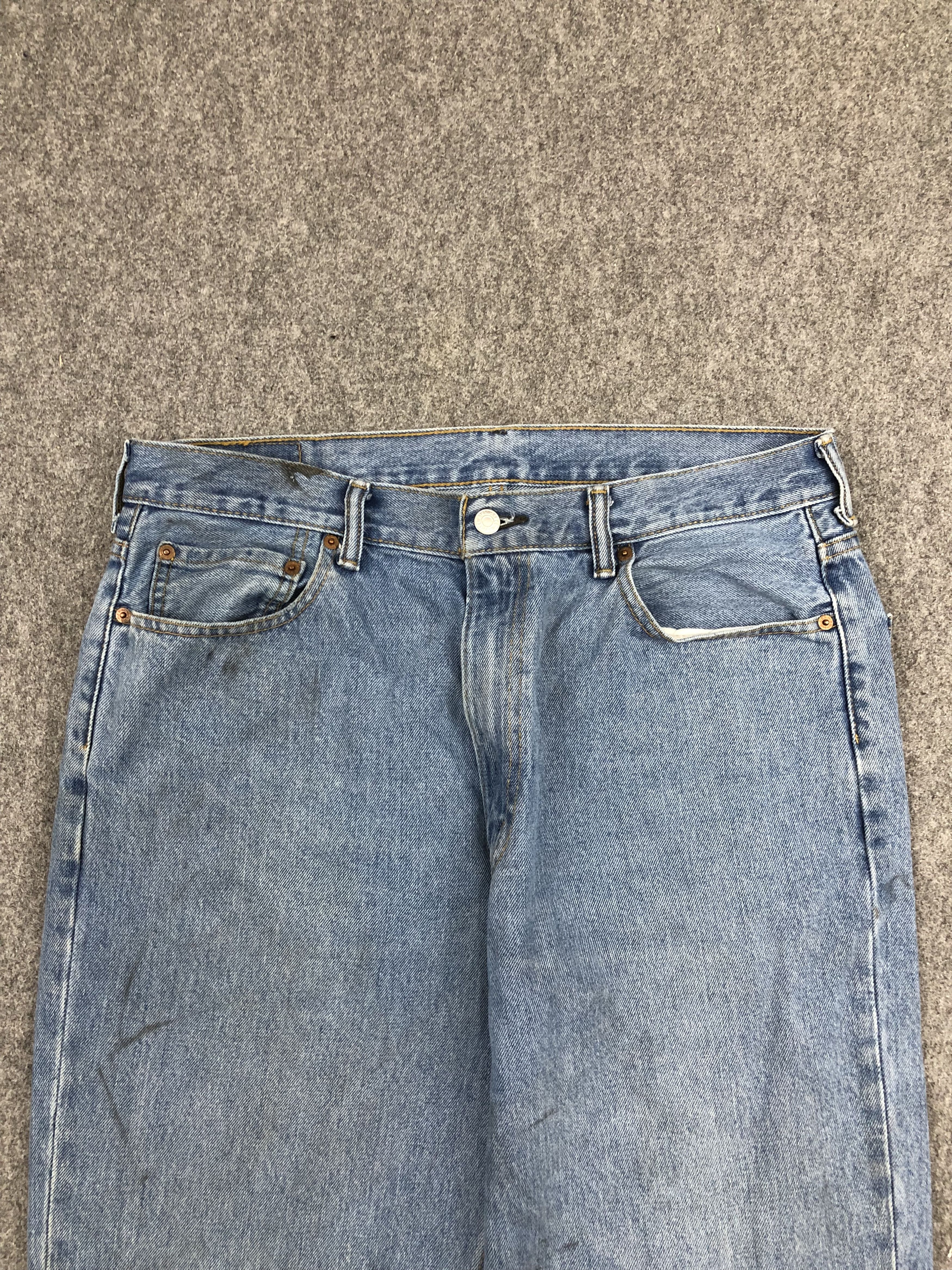 Levi's Light Blue Vintage Levis 550 Jeans DP1360 Size US 36 / EU 52 - 2 Thumbnail