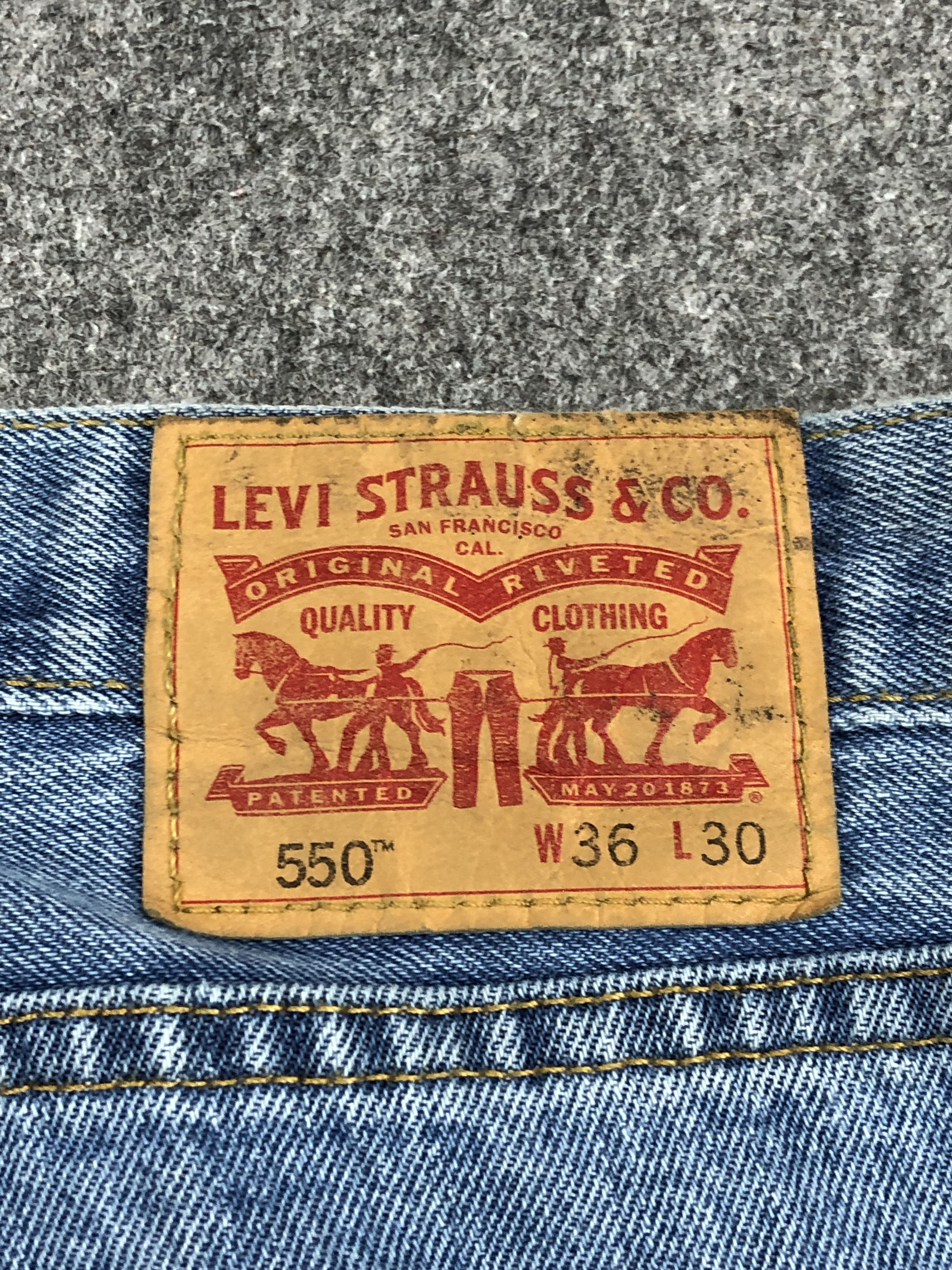 Levi's Light Blue Vintage Levis 550 Jeans DP1360 Size US 36 / EU 52 - 5 Thumbnail