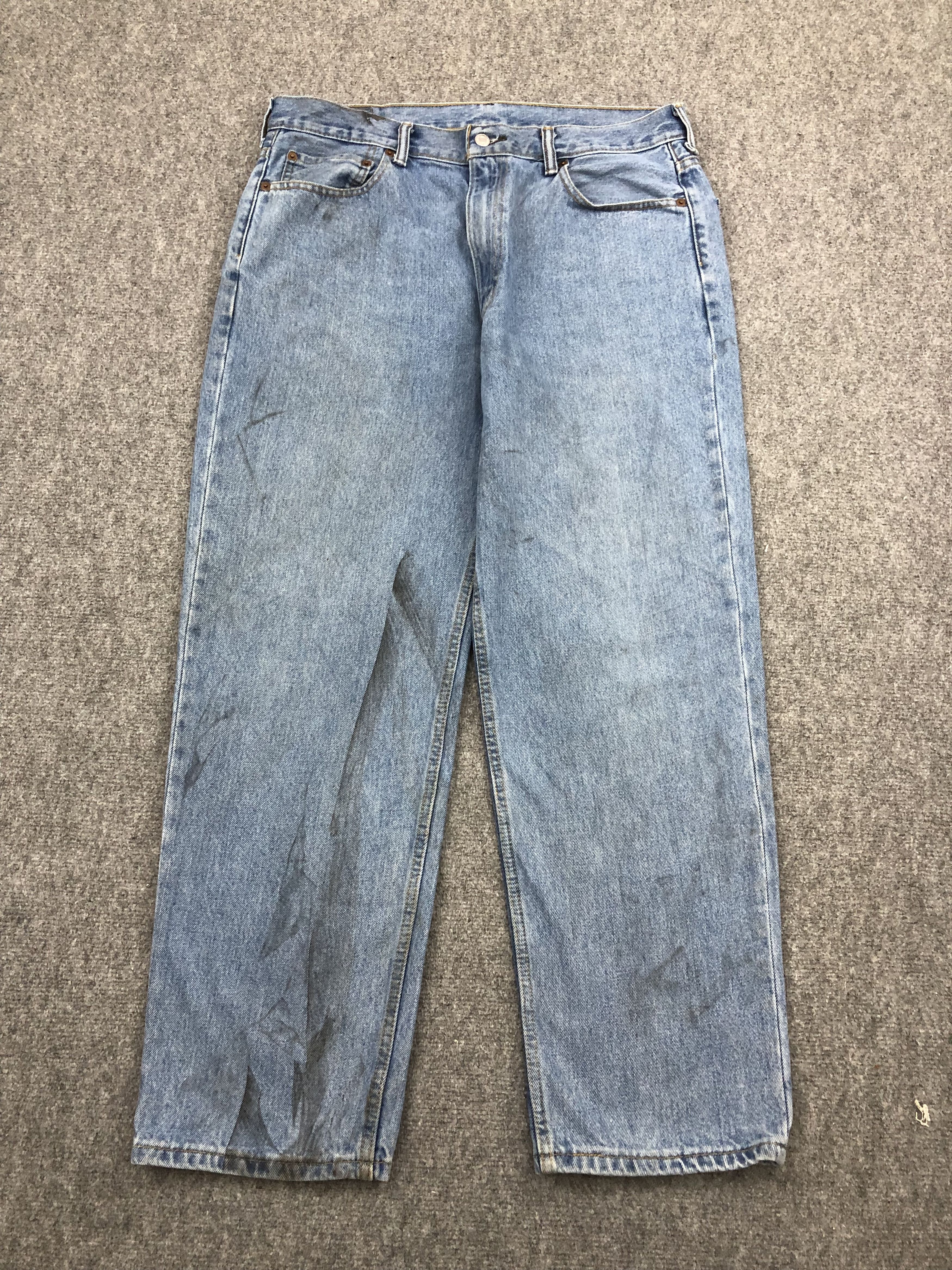 Levi's Light Blue Vintage Levis 550 Jeans DP1360 Size US 36 / EU 52 - 1 Thumbnail
