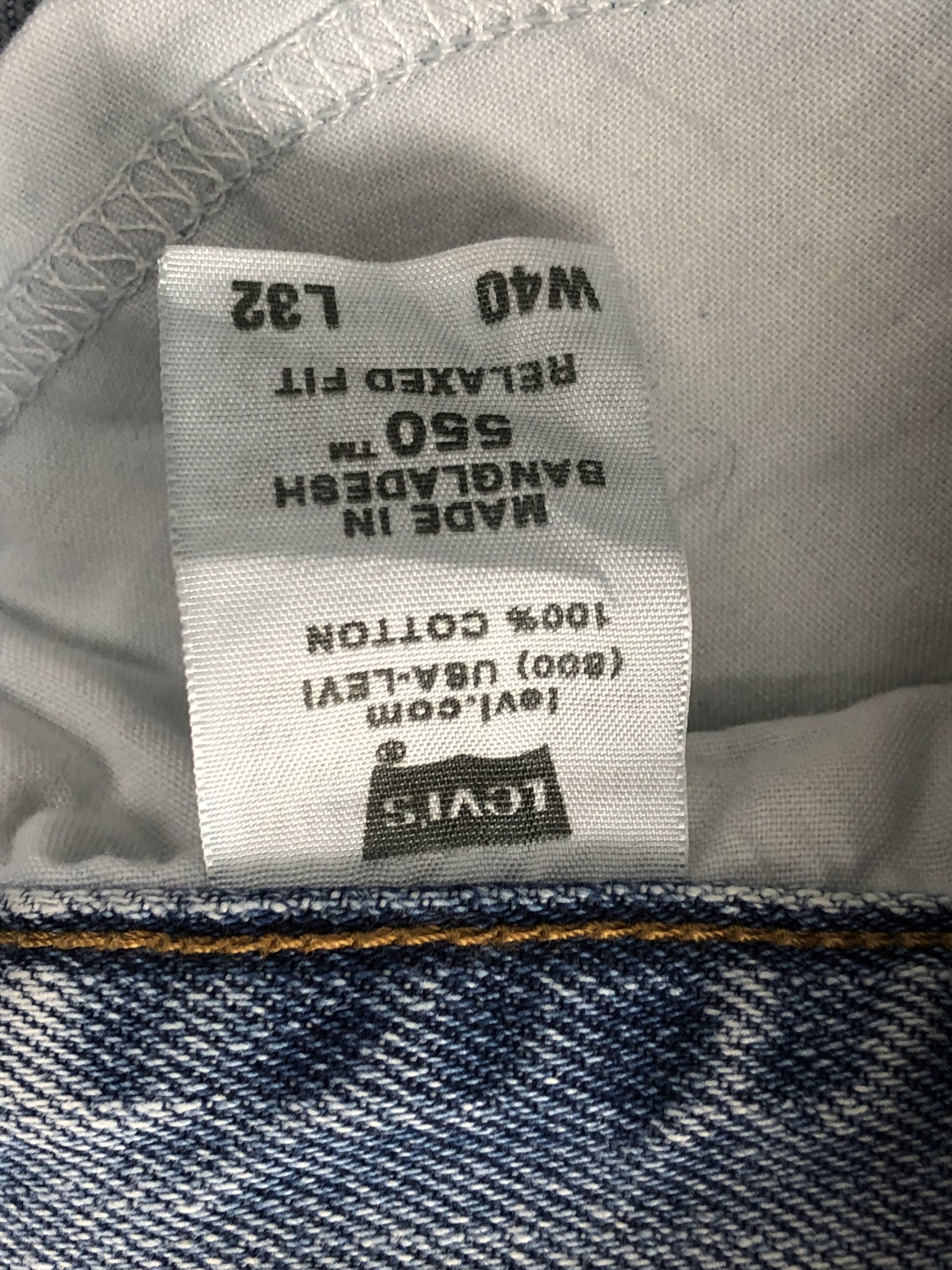 Levi's Vintage Levis 550 Blue Jeans DP1359 Size US 38 / EU 54 - 6 Thumbnail