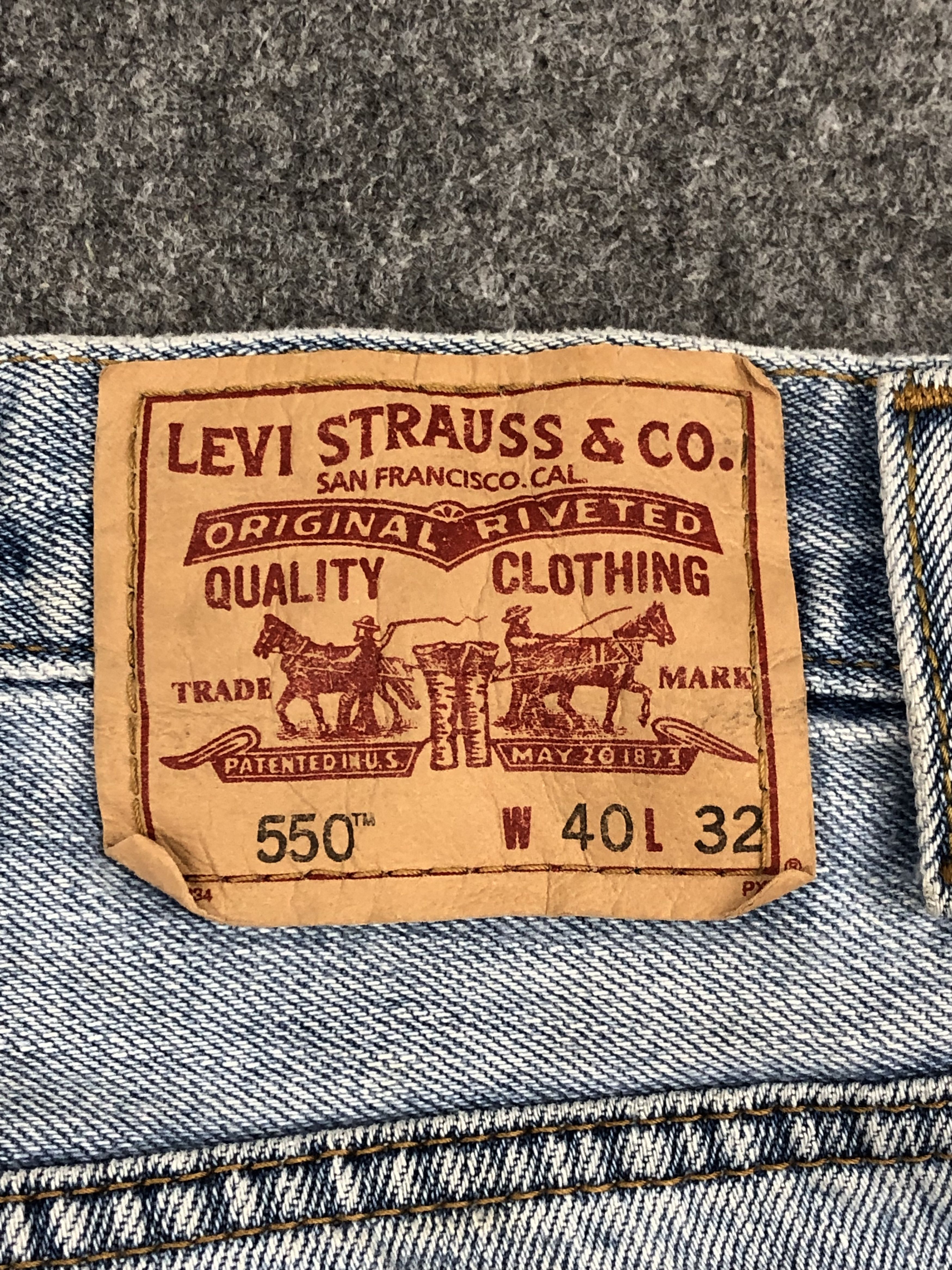 Levi's Vintage Levis 550 Blue Jeans DP1359 Size US 38 / EU 54 - 4 Thumbnail