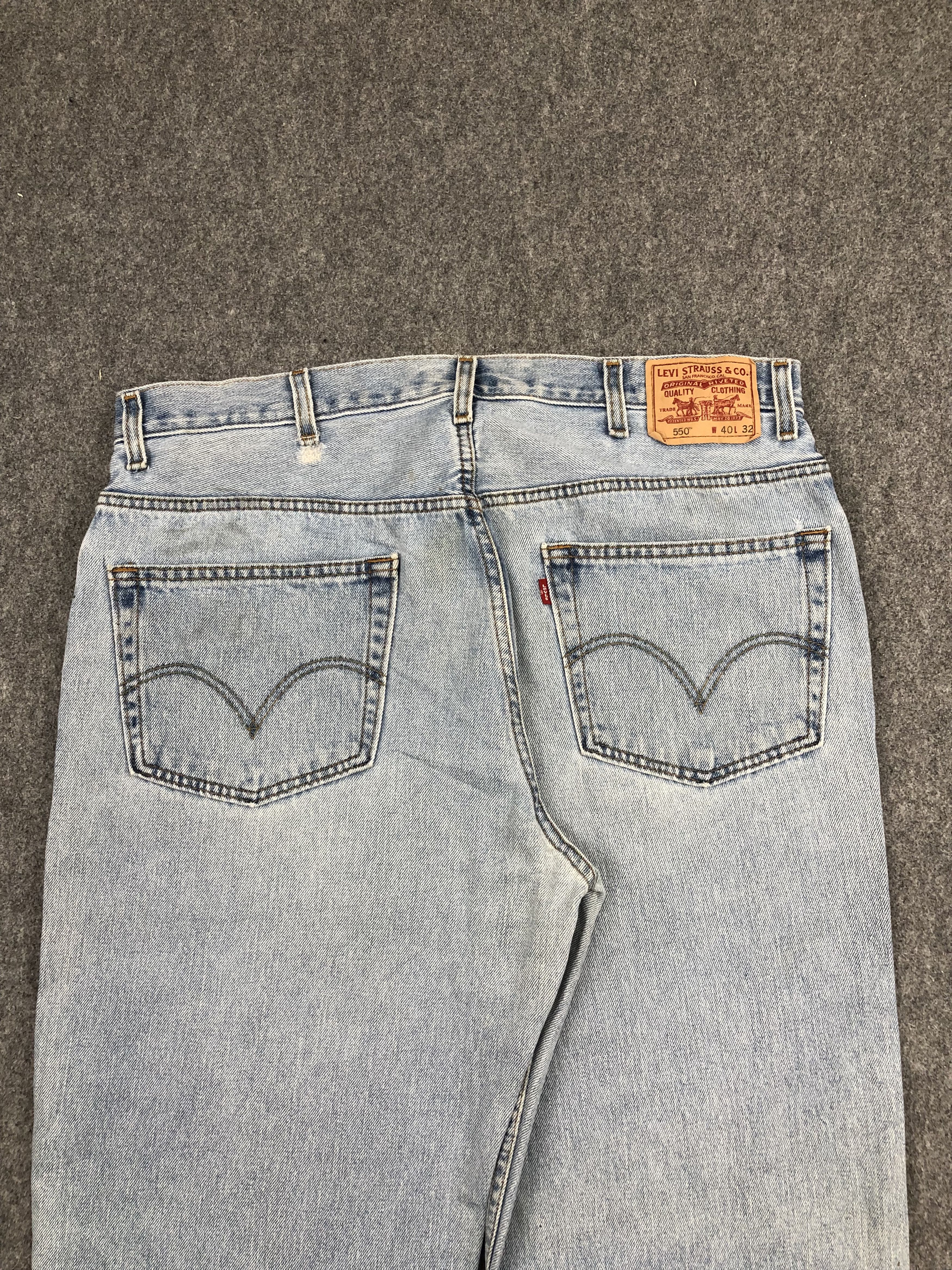 Levi's Vintage Levis 550 Blue Jeans DP1359 Size US 38 / EU 54 - 3 Thumbnail