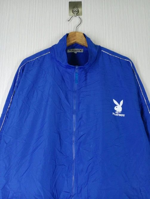Playboy Vintage 90s Playboy Big Logo Windbreaker Jacket Size US L / EU 52-54 / 3 - 3 Thumbnail