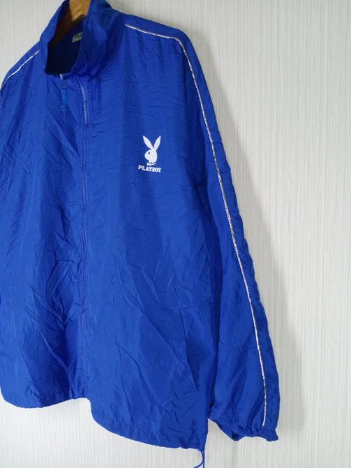 Playboy Vintage 90s Playboy Big Logo Windbreaker Jacket Size US L / EU 52-54 / 3 - 9 Thumbnail