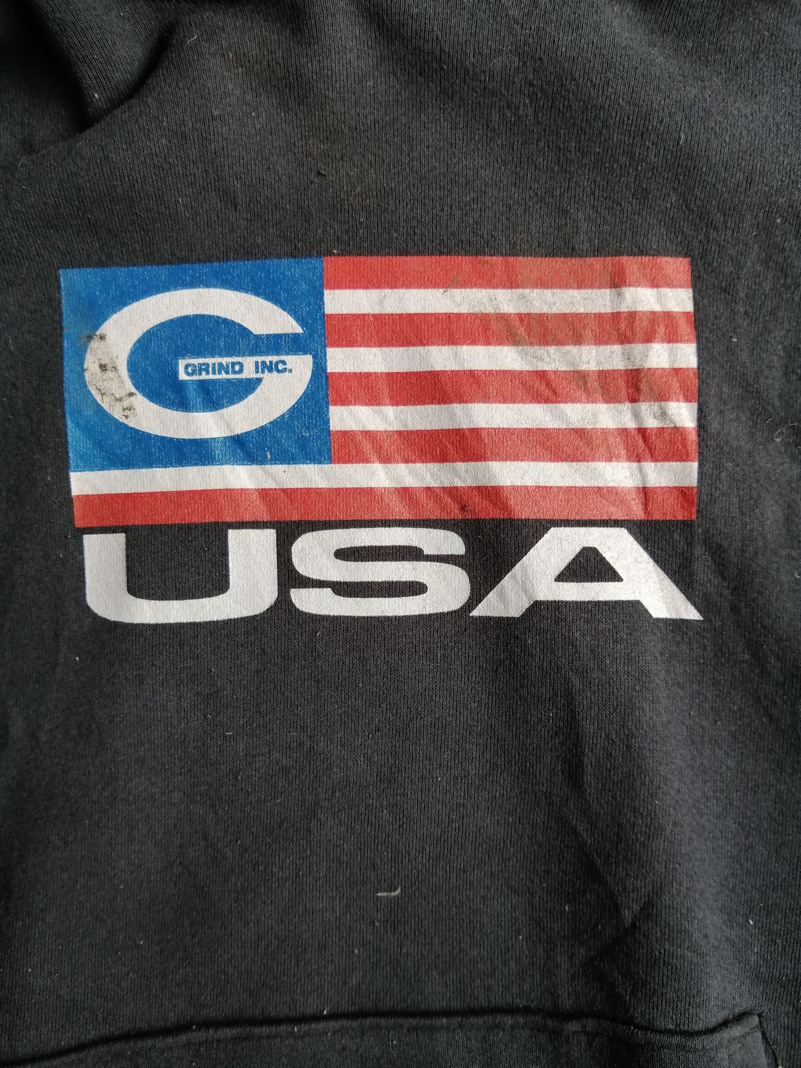Designer Vintage Grind USA Hoodie Sweatshirt Size US L / EU 52-54 / 3 - 3 Thumbnail