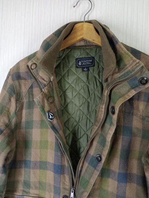 Rare Vintage Volcom Work wear Plaid Jacket