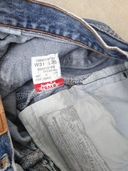 Vintage Vintage Levi's 501 Distressed Jeans 31x30 | Grailed
