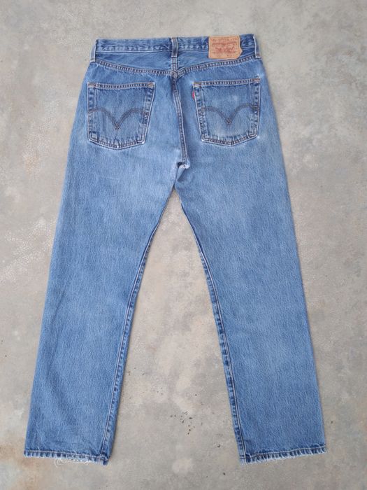 Vintage Vintage Levi's 501 Distressed Jeans 31x30 | Grailed