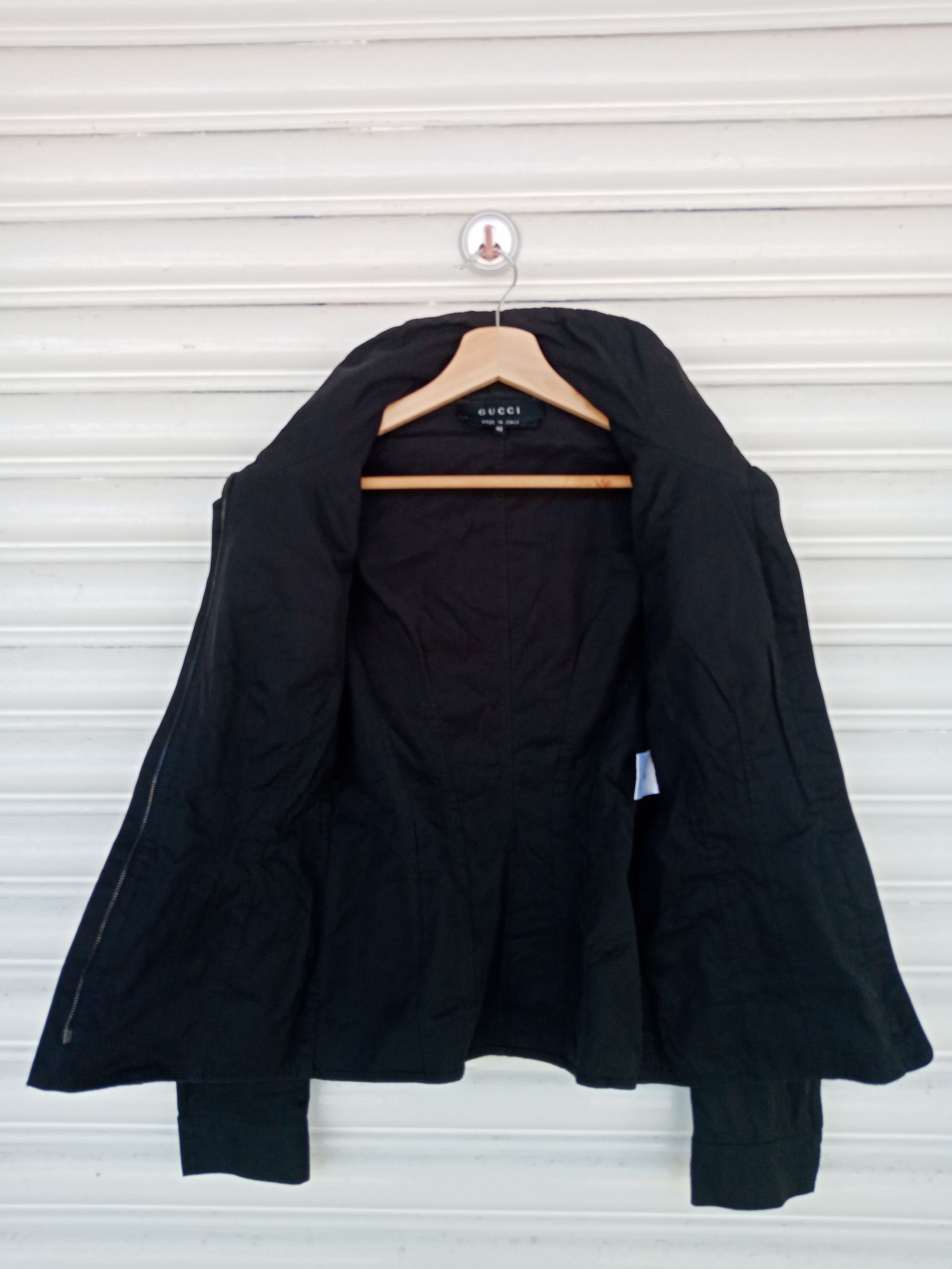 Gucci Gucci Pleated Wrinkled Jacket Made in Italy Size S / US 4 / IT 40 - 2 Thumbnail