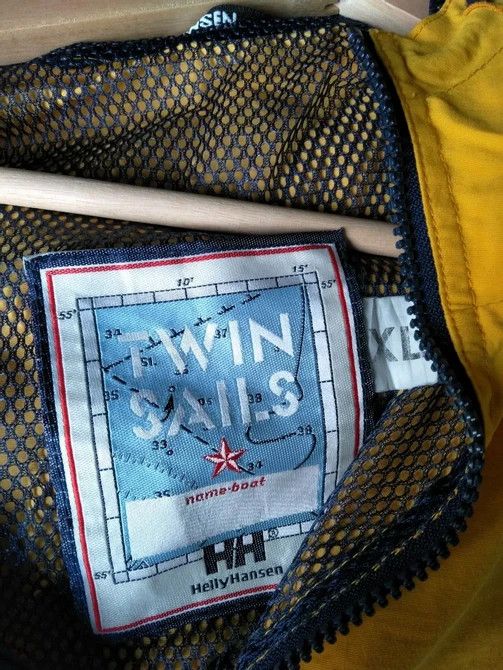 Helly Hansen 💥HELLY HANSEN SAILING GEAR TWIN SAILS Small Patches XL Size US XL / EU 56 / 4 - 6 Thumbnail