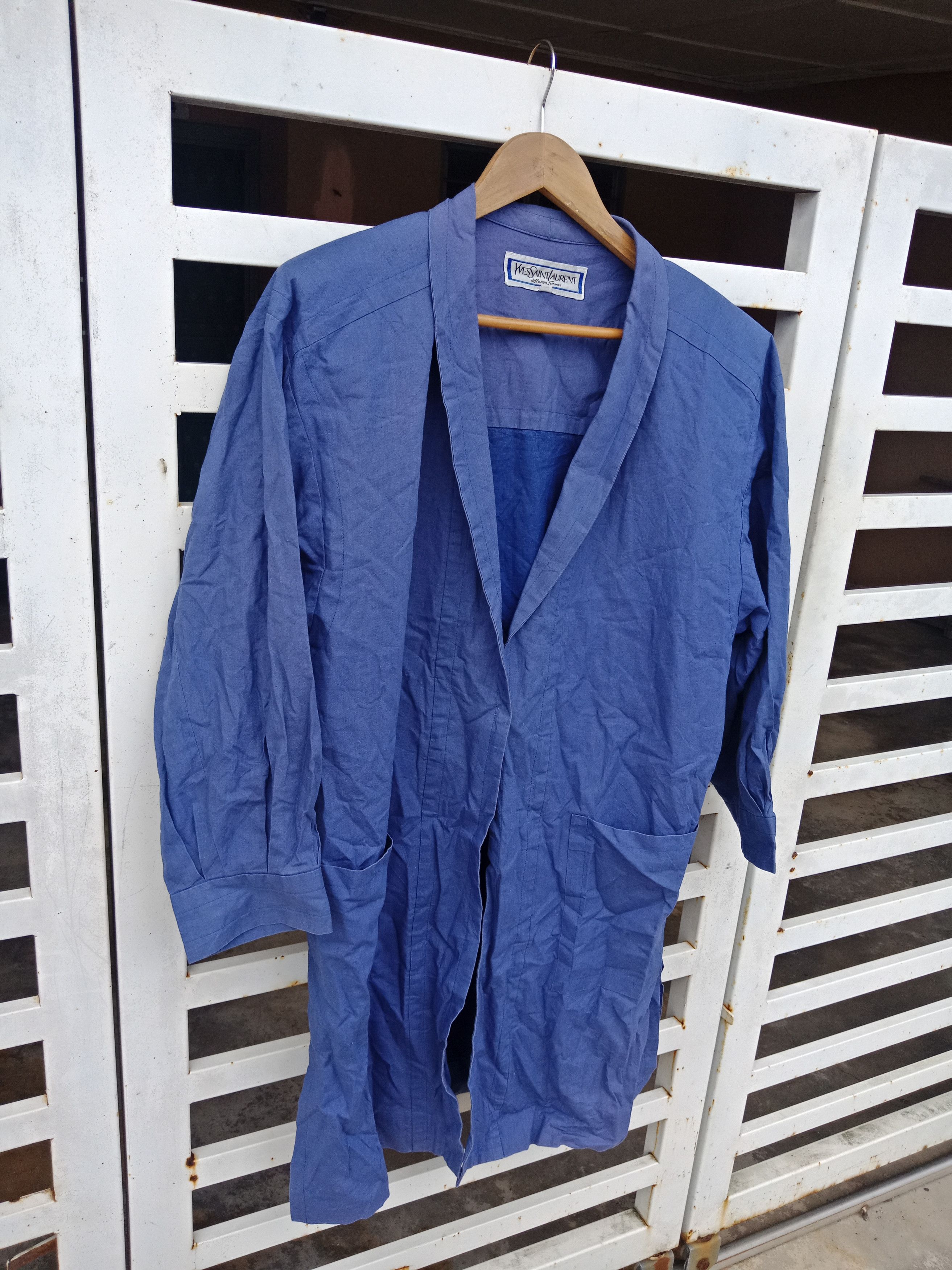 Yves Saint Laurent Vintage Yves Saint Laurent Diffusion Femmes Light Jacket Size US L / EU 52-54 / 3 - 4 Thumbnail
