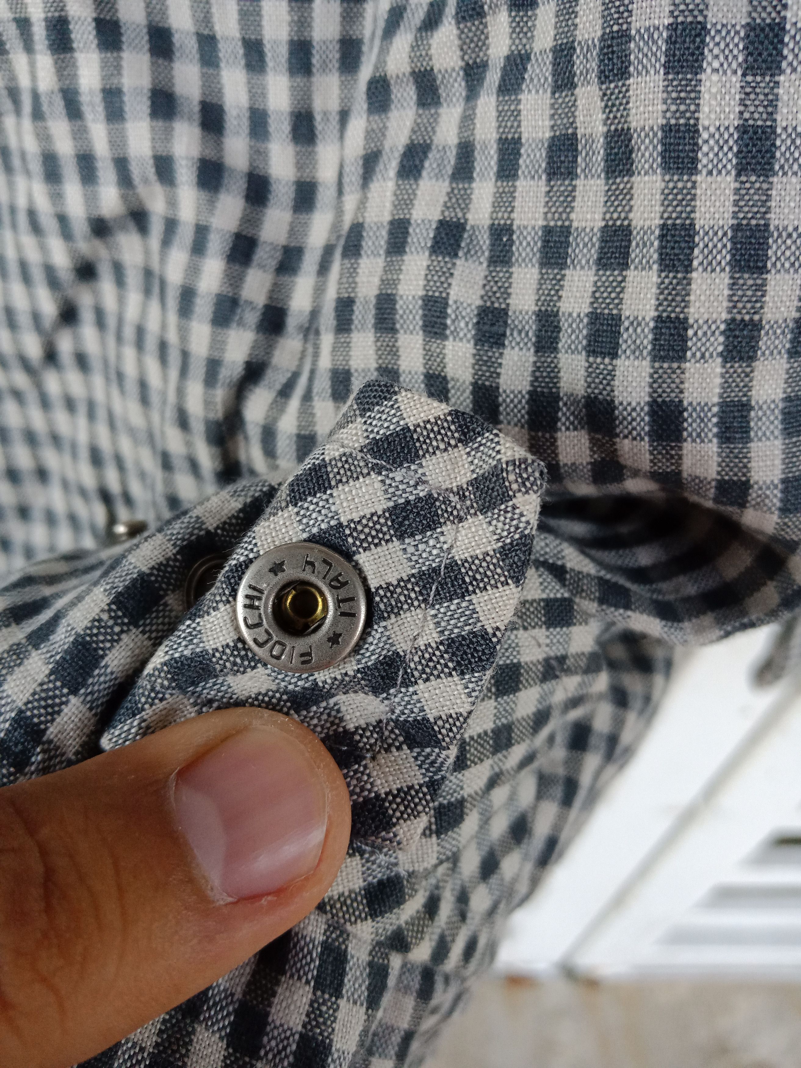 Burberry Burberry White Blue Checkered Light Jacket Made in Italy Size US L / EU 52-54 / 3 - 10 Thumbnail