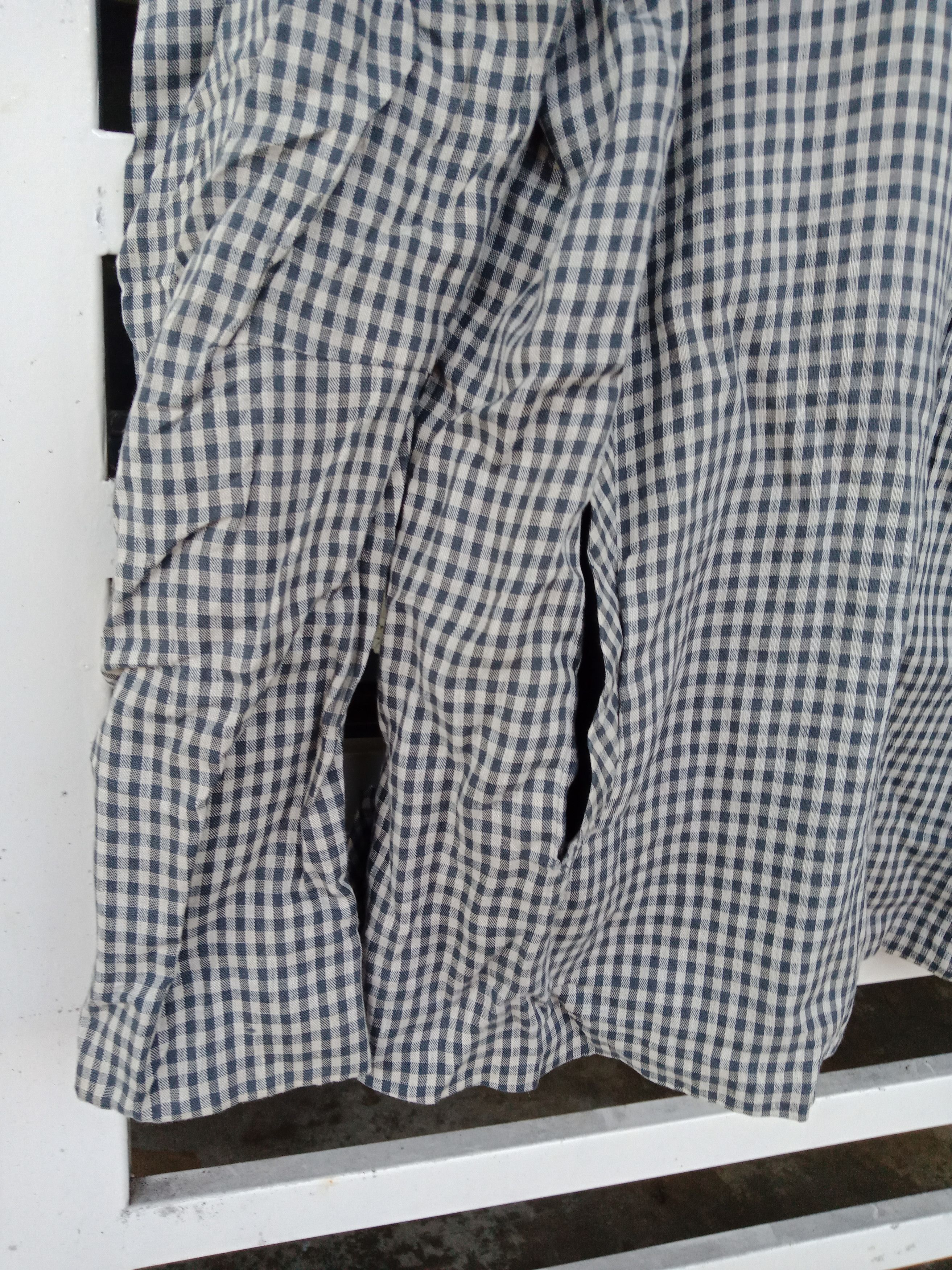 Burberry Burberry White Blue Checkered Light Jacket Made in Italy Size US L / EU 52-54 / 3 - 7 Thumbnail