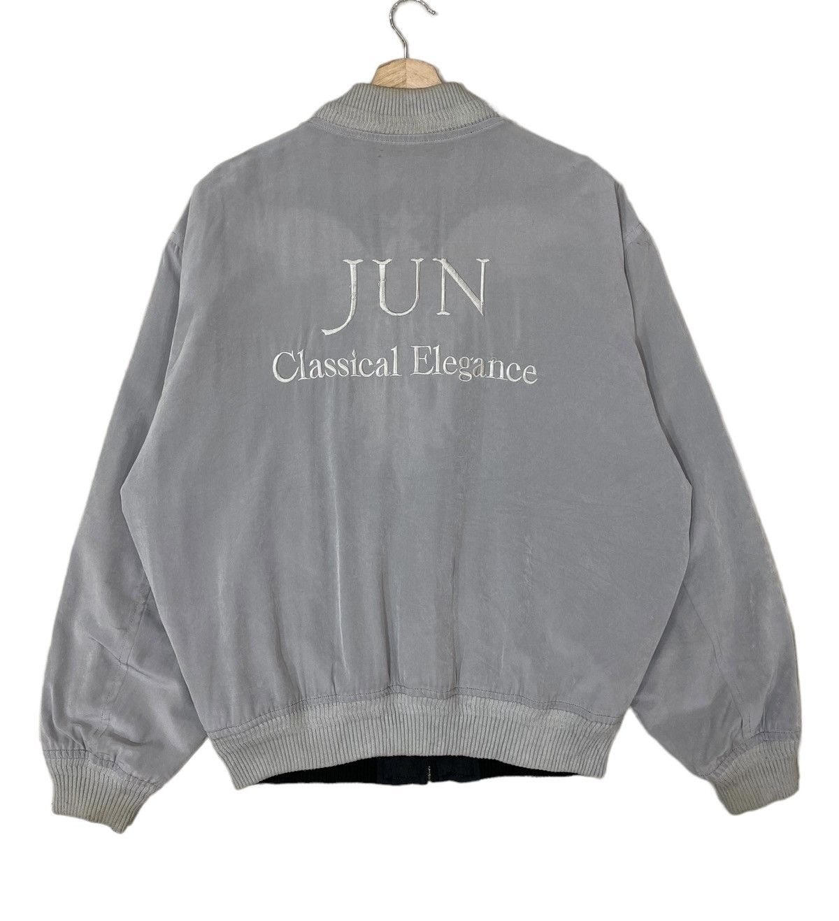 Japanese Brand × Jun Takahashi ⚡️ICONIC! VTG JUN MEN EMBROIDERY REVERSIBLE BOMBERS JACKET Size US L / EU 52-54 / 3 - 9 Thumbnail