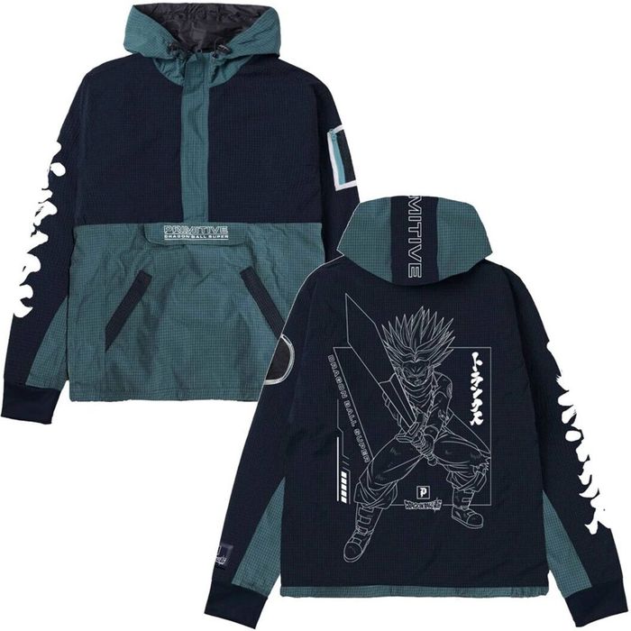Primitive Primitive X Dragon Ball Super Trunks Victory Anorak Jacket ...