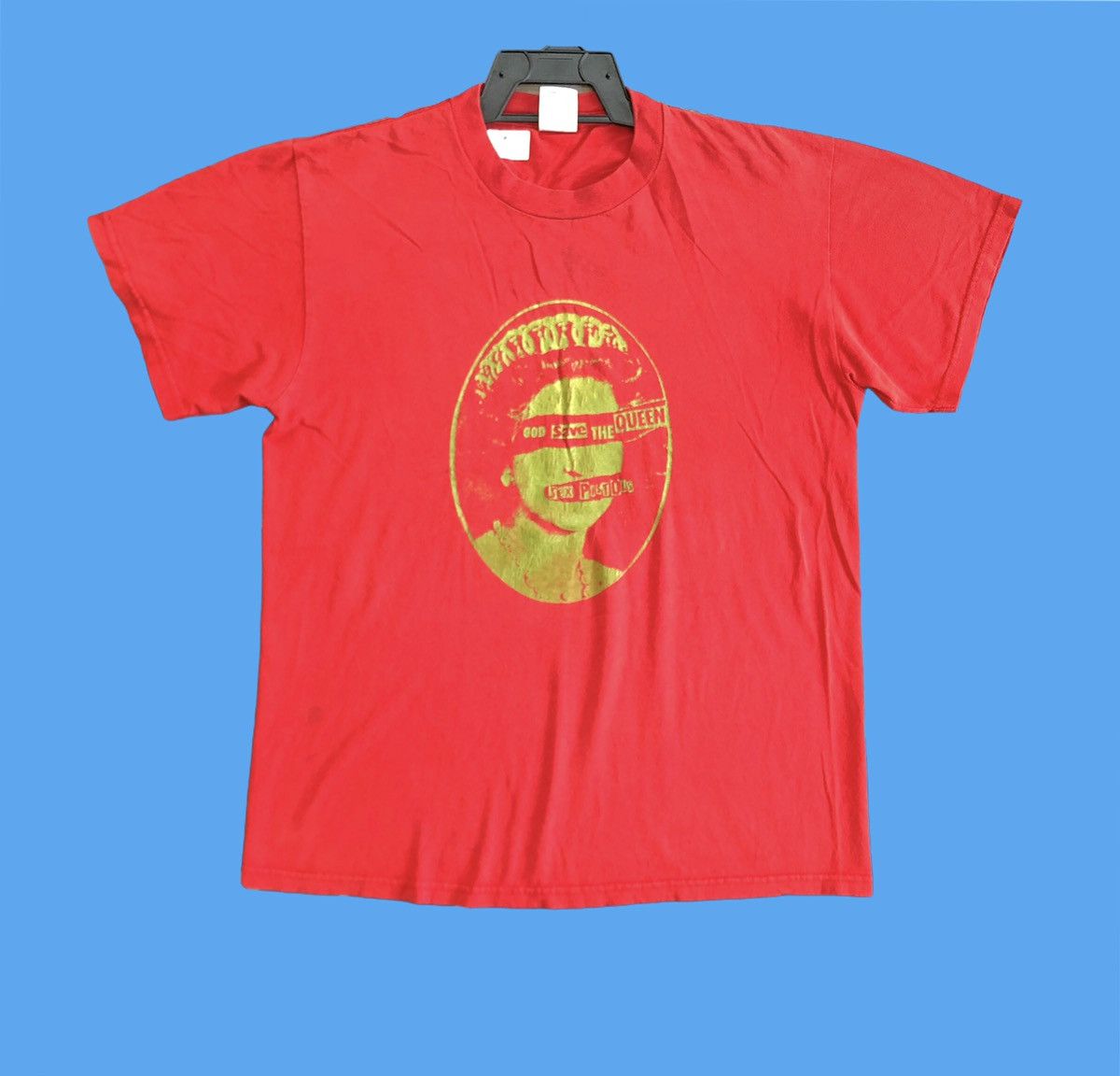 Vintage Sex Pistol God Save The Queen Band T Shirt M Size