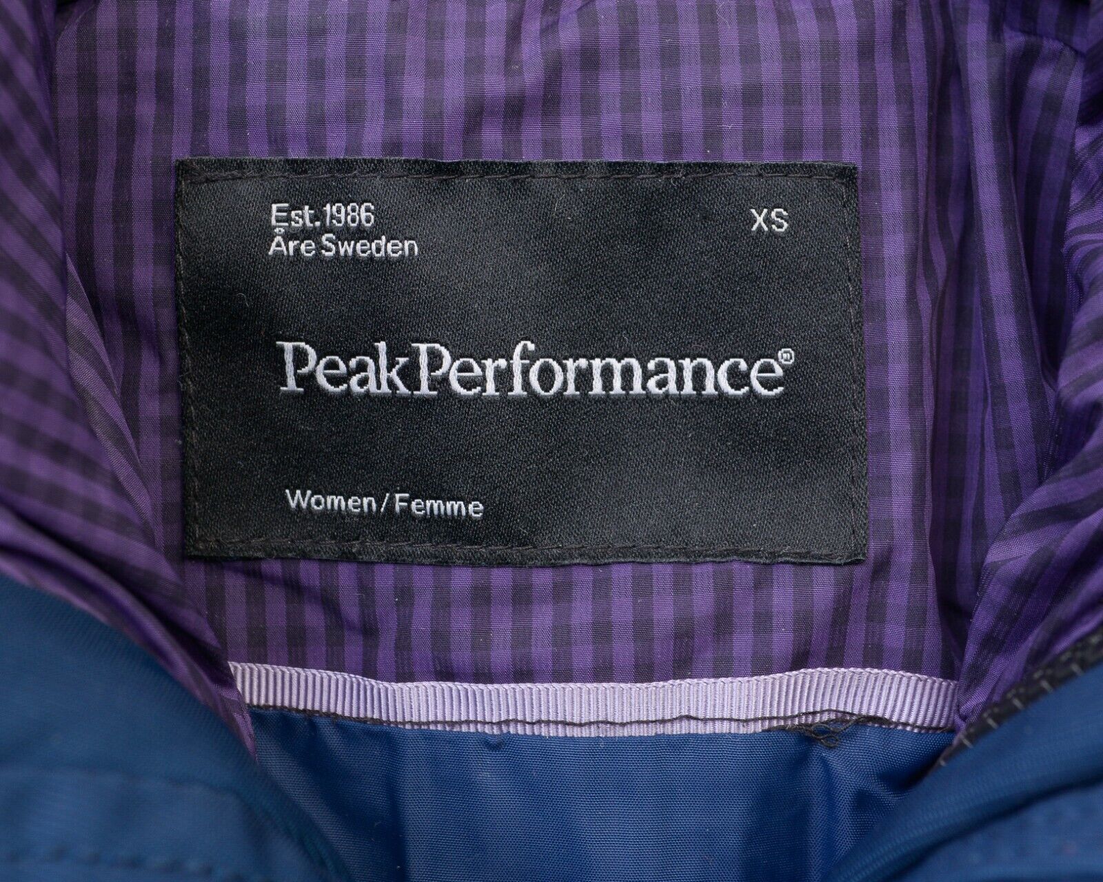 Peak Performance BEA Parka Womens XS Warm Jacket Coat EU 32 Blue Long Hooded Size XS / US 0-2 / IT 36-38 - 6 Thumbnail