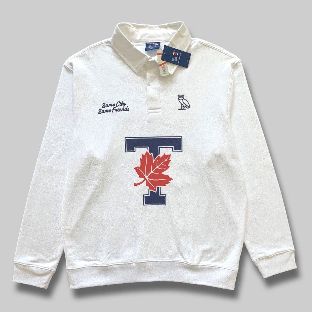 Drake OVO X UofT University of Toronto Rugby Polo - White Size US XXL / EU 58 / 5 - 1 Thumbnail