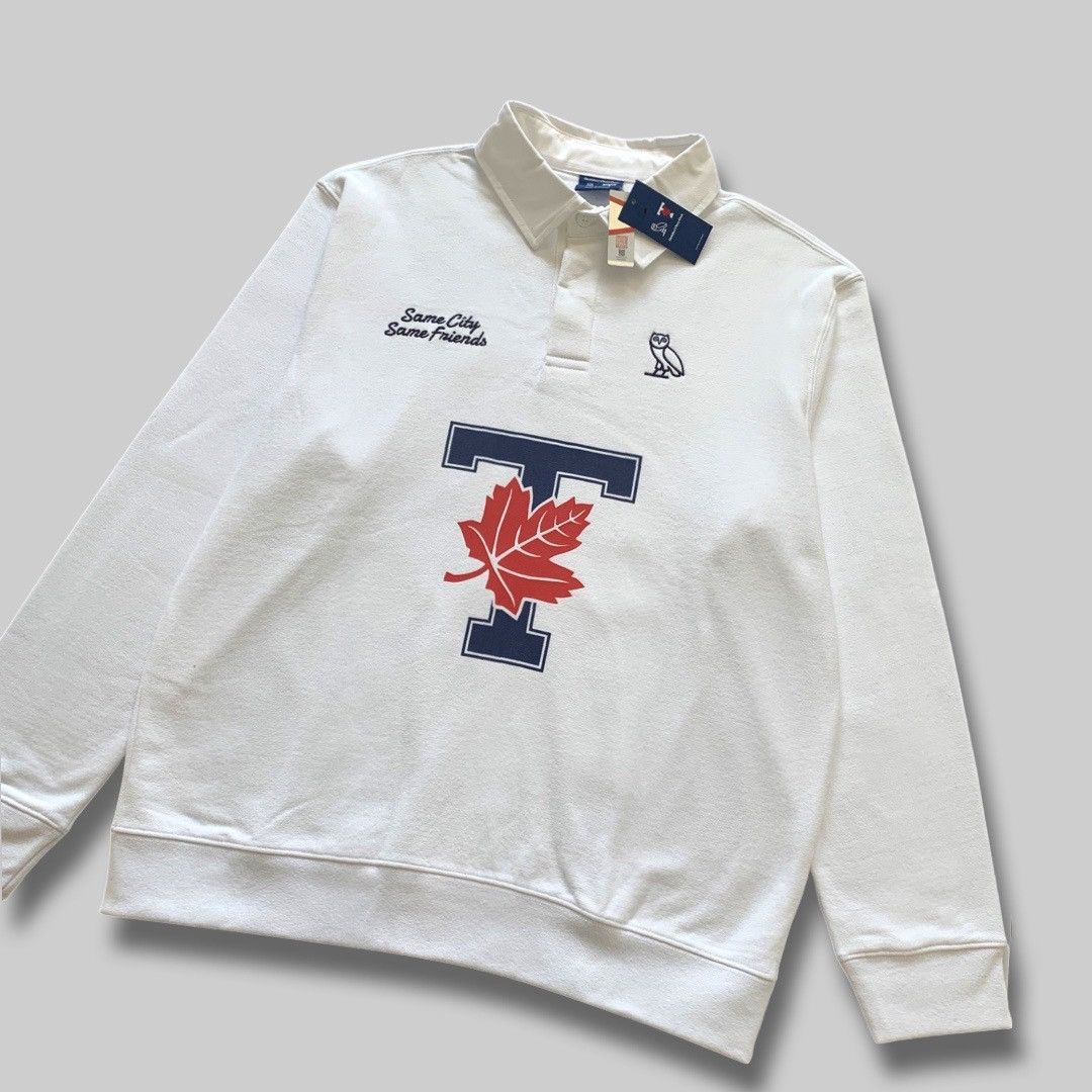Drake OVO X UofT University of Toronto Rugby Polo - White Size US XXL / EU 58 / 5 - 3 Thumbnail
