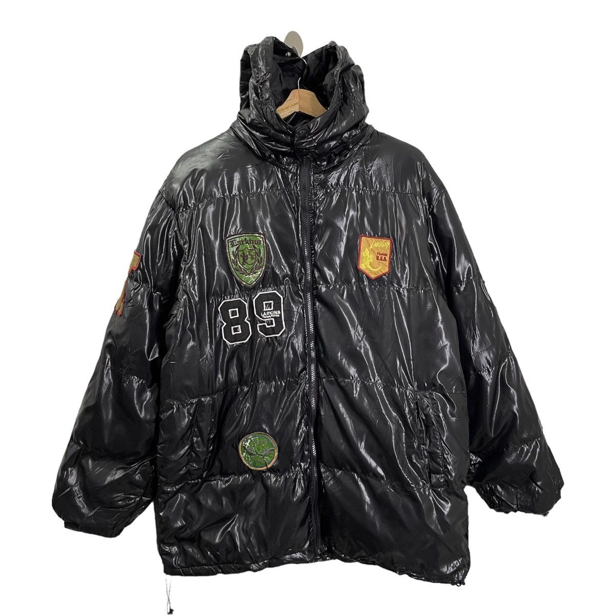 Vintage Vintage Larkins Tampa Florida Hoodies Puffer Jacket Size L Size US L / EU 52-54 / 3 - 1 Thumbnail