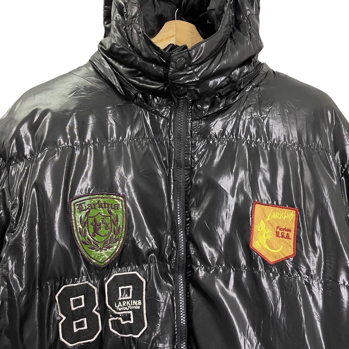 Vintage Vintage Larkins Tampa Florida Hoodies Puffer Jacket Size L Size US L / EU 52-54 / 3 - 4 Thumbnail