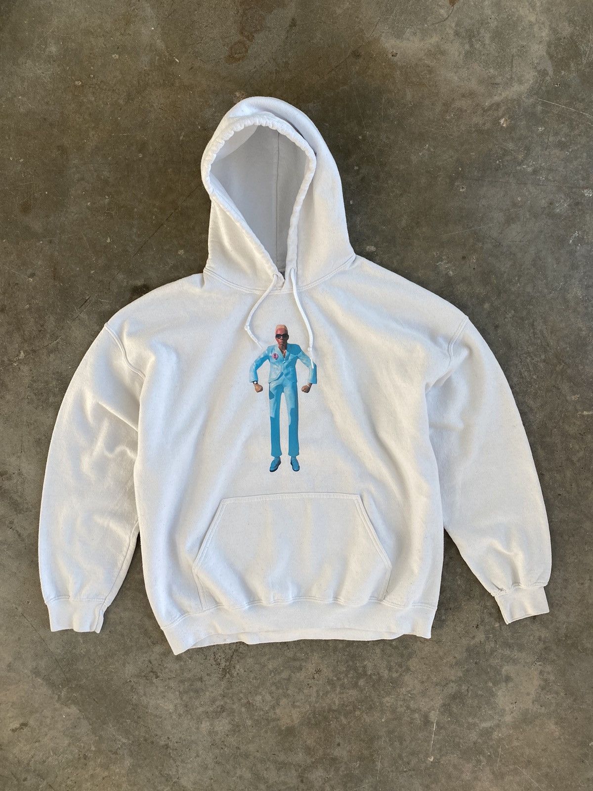 Golf Wang Igor Puppet Center Hoodie White Sz. XL ❄️🧊🥣 Tyler