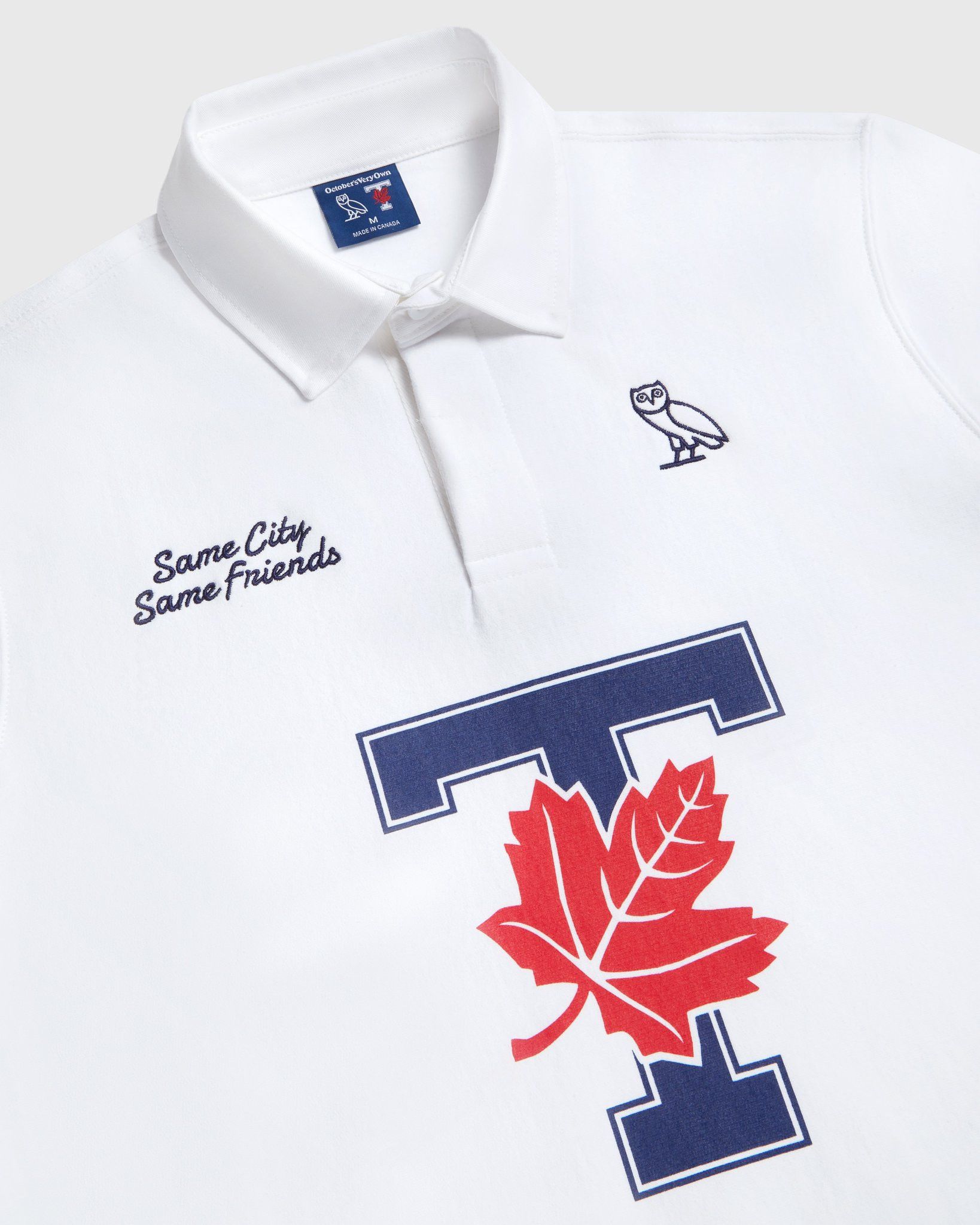 Drake OVO X UofT University of Toronto Rugby Polo - White Size US XL / EU 56 / 4 - 6 Thumbnail
