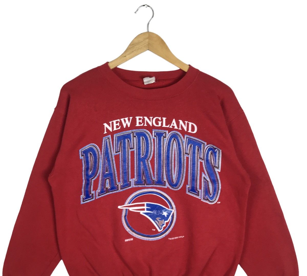 NFL Vintage 1993 NFL New England Patriots Made in Usa Sweatshirt Size US L / EU 52-54 / 3 - 2 Thumbnail