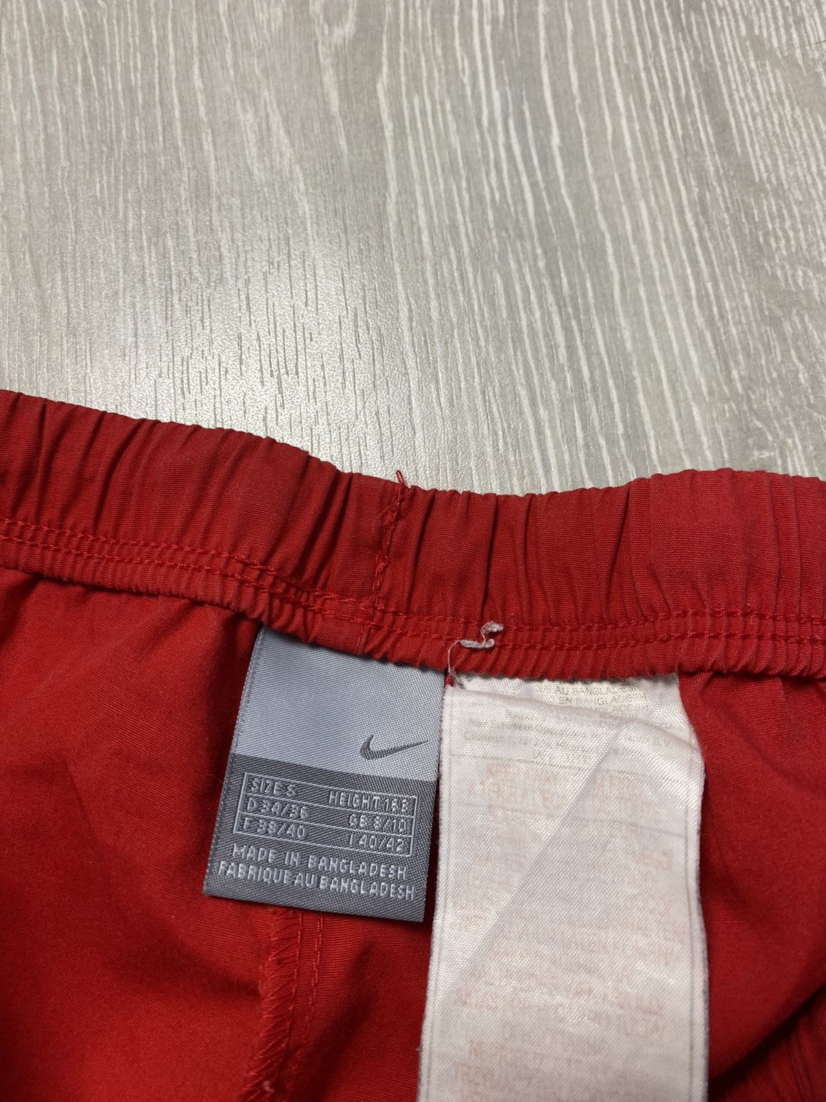 Nike × Vintage Nike vintage red track pants small swoosh 2000s Size US 28 / EU 44 - 3 Thumbnail