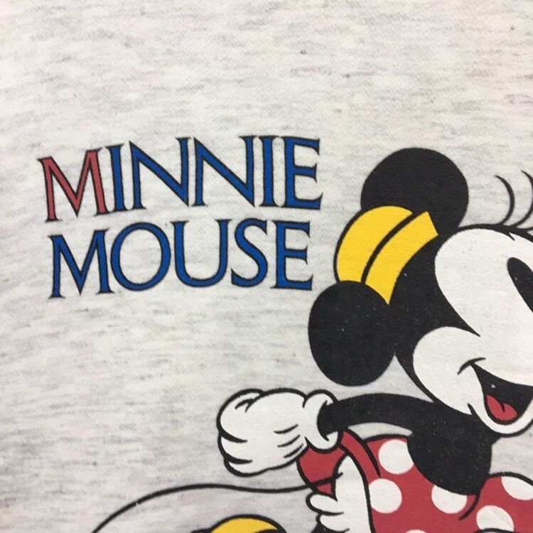 Vintage Minnie Mouse Crewneck BigLogo Sweatshirt