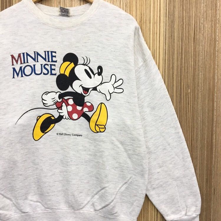 Vintage Minnie Mouse Crewneck BigLogo Sweatshirt