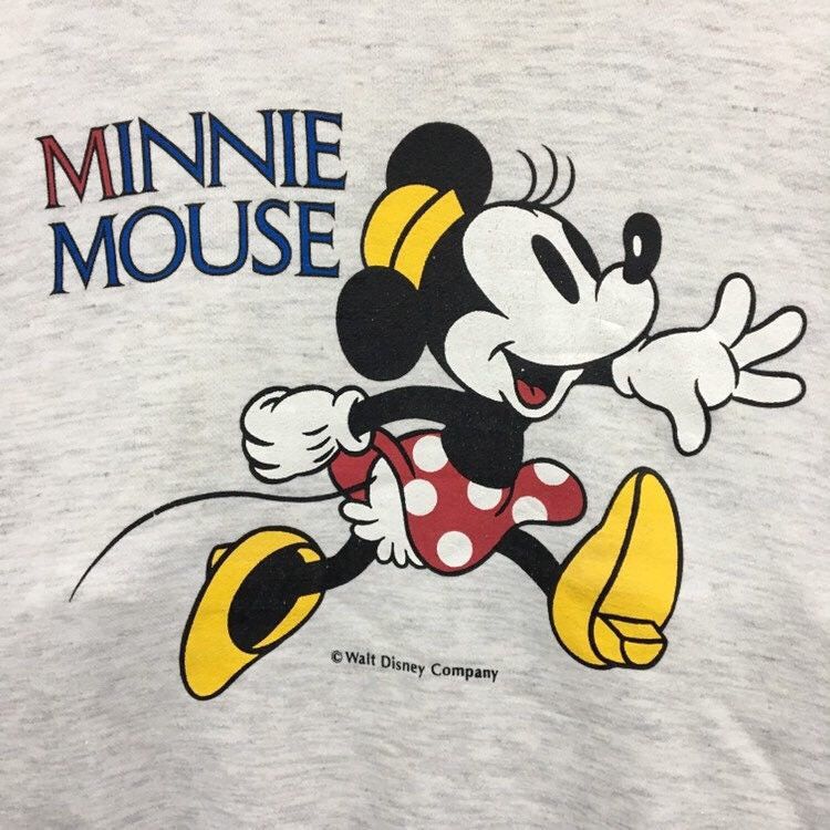 Vintage Minnie Mouse Crewneck BigLogo Sweatshirt