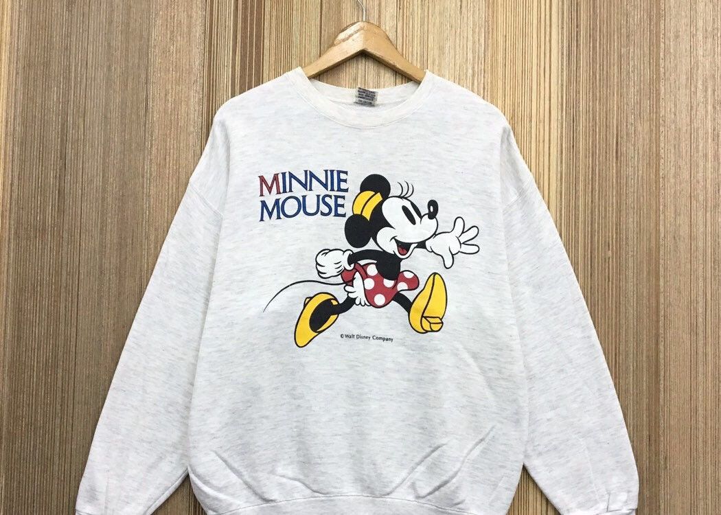 Vintage Minnie Mouse Crewneck BigLogo Sweatshirt