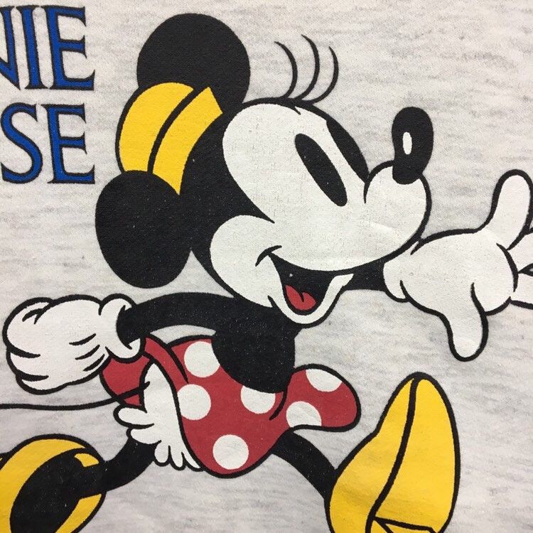 Vintage Minnie Mouse Crewneck BigLogo Sweatshirt
