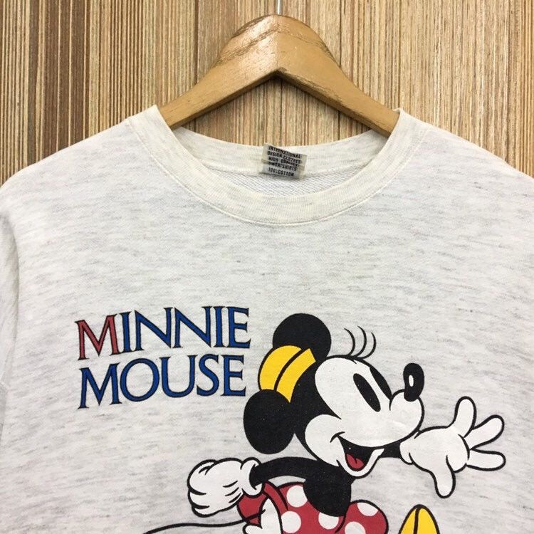 Vintage Minnie Mouse Crewneck BigLogo Sweatshirt