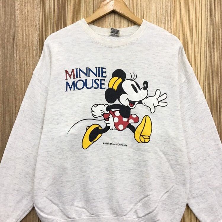 Vintage Minnie Mouse Crewneck BigLogo Sweatshirt