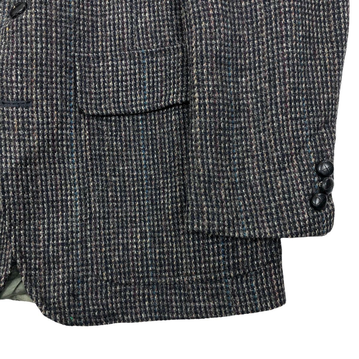 Harris Tweed Vintage 90s Harris Tweed X George Barry Wool Tweed Coat Size 38S - 5 Thumbnail