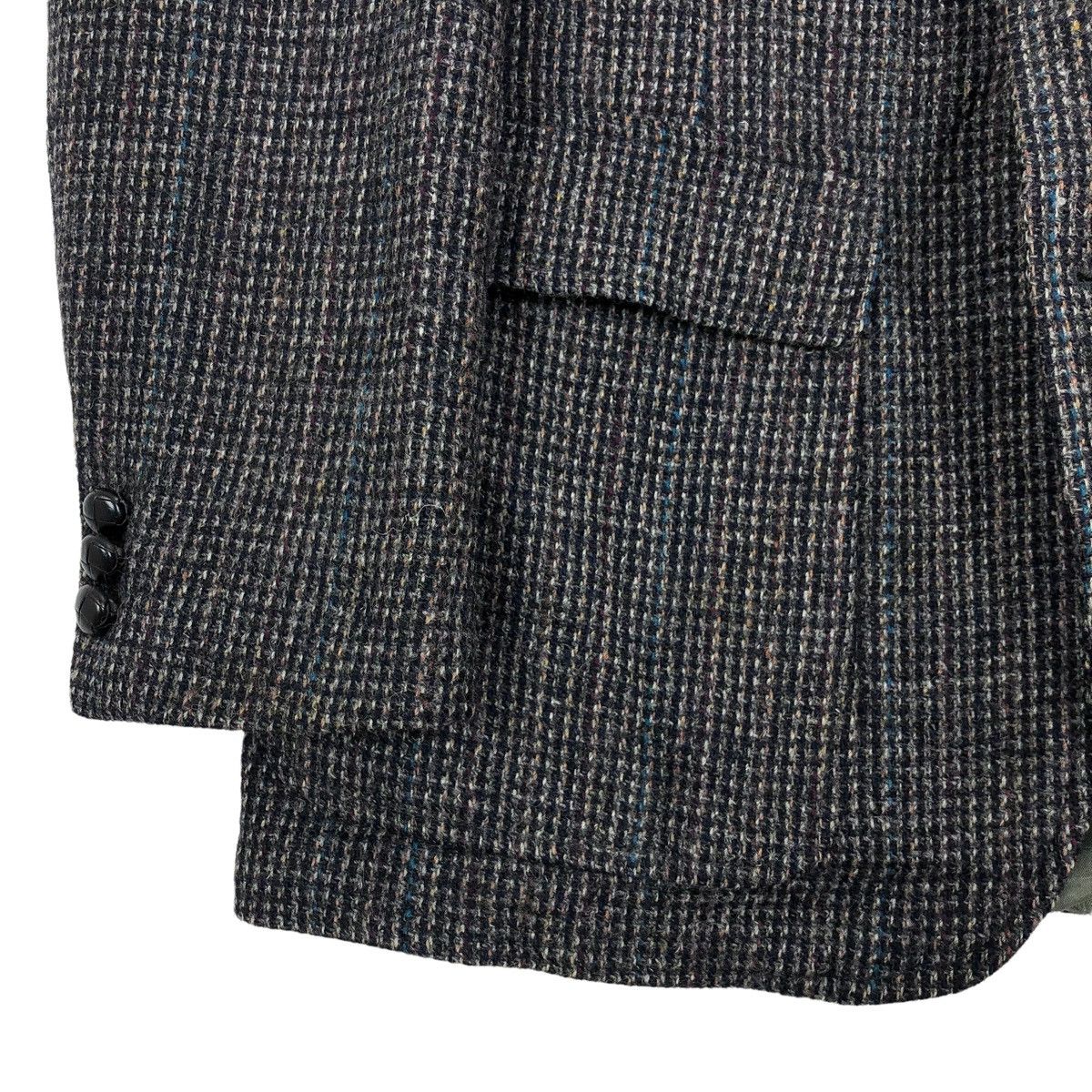 Harris Tweed Vintage 90s Harris Tweed X George Barry Wool Tweed Coat Size 38S - 4 Thumbnail
