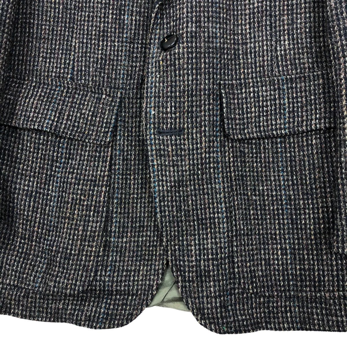 Harris Tweed Vintage 90s Harris Tweed X George Barry Wool Tweed Coat Size 38S - 6 Thumbnail