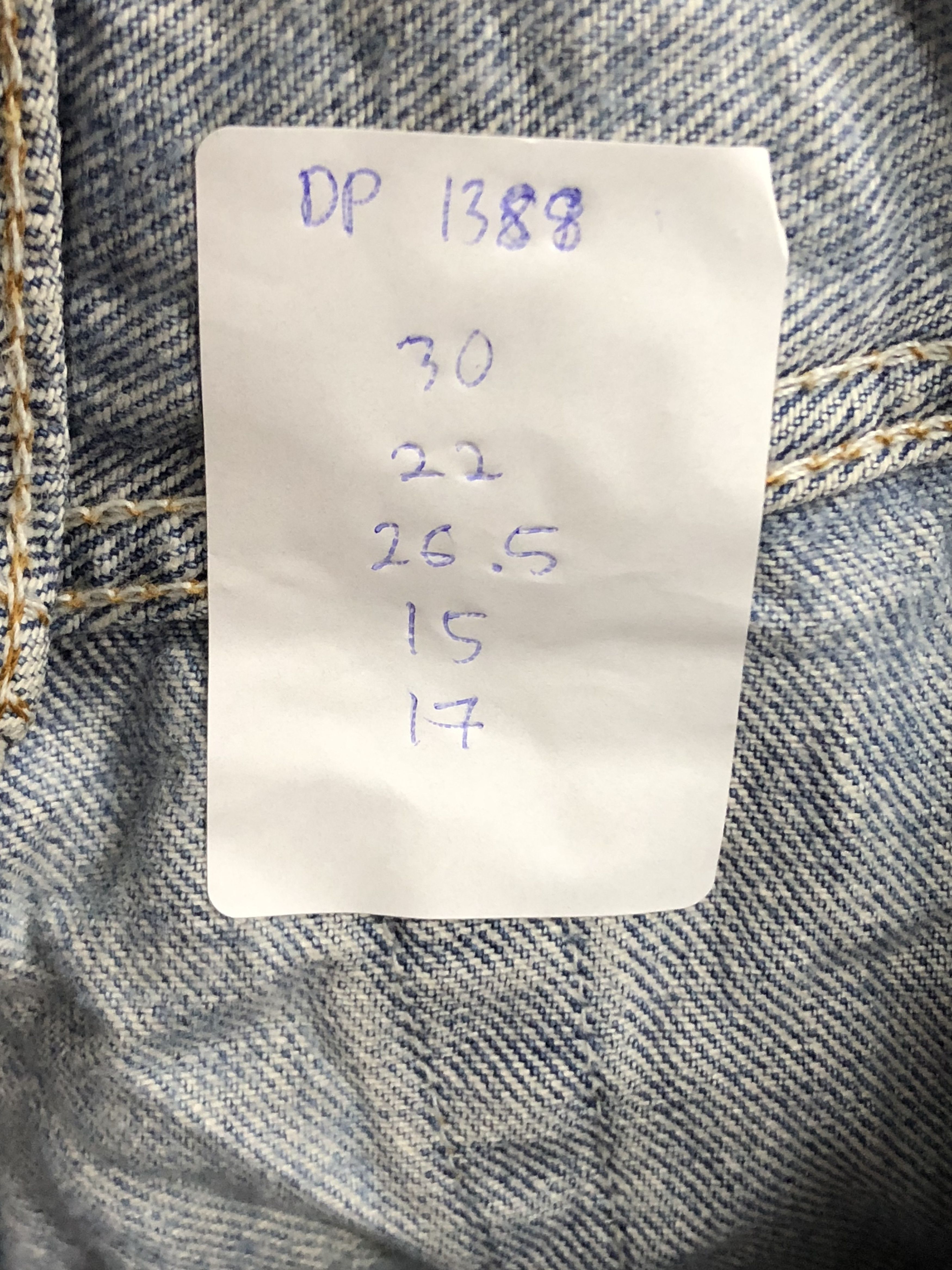 Levi's Vintage Levis Light Wash Jeans DP1388 Size US 30 / EU 46 - 12 Thumbnail
