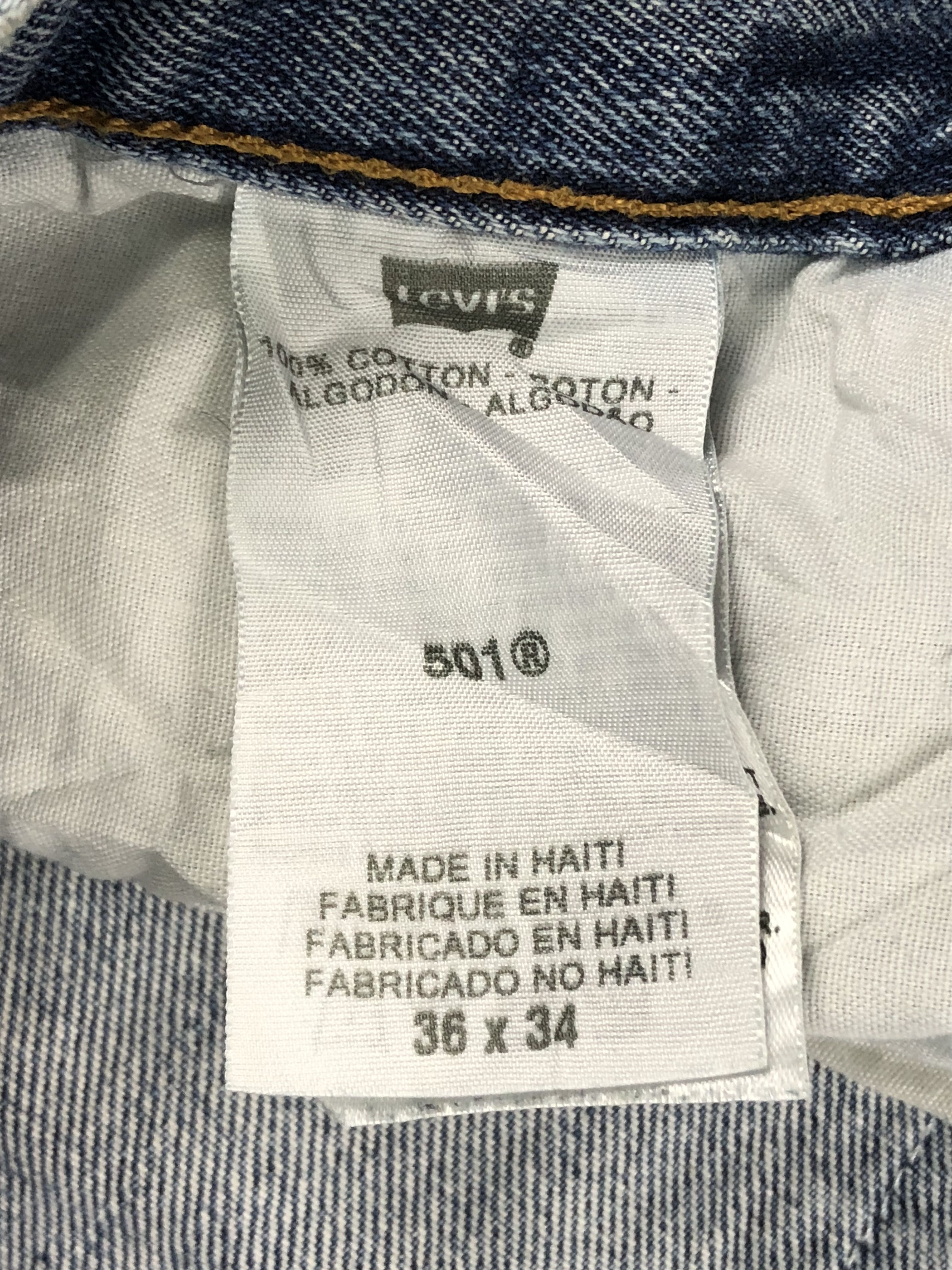 Levi's Vintage Levis 501 Light Blue Jeans DP1425 Size US 36 / EU 52 - 9 Thumbnail