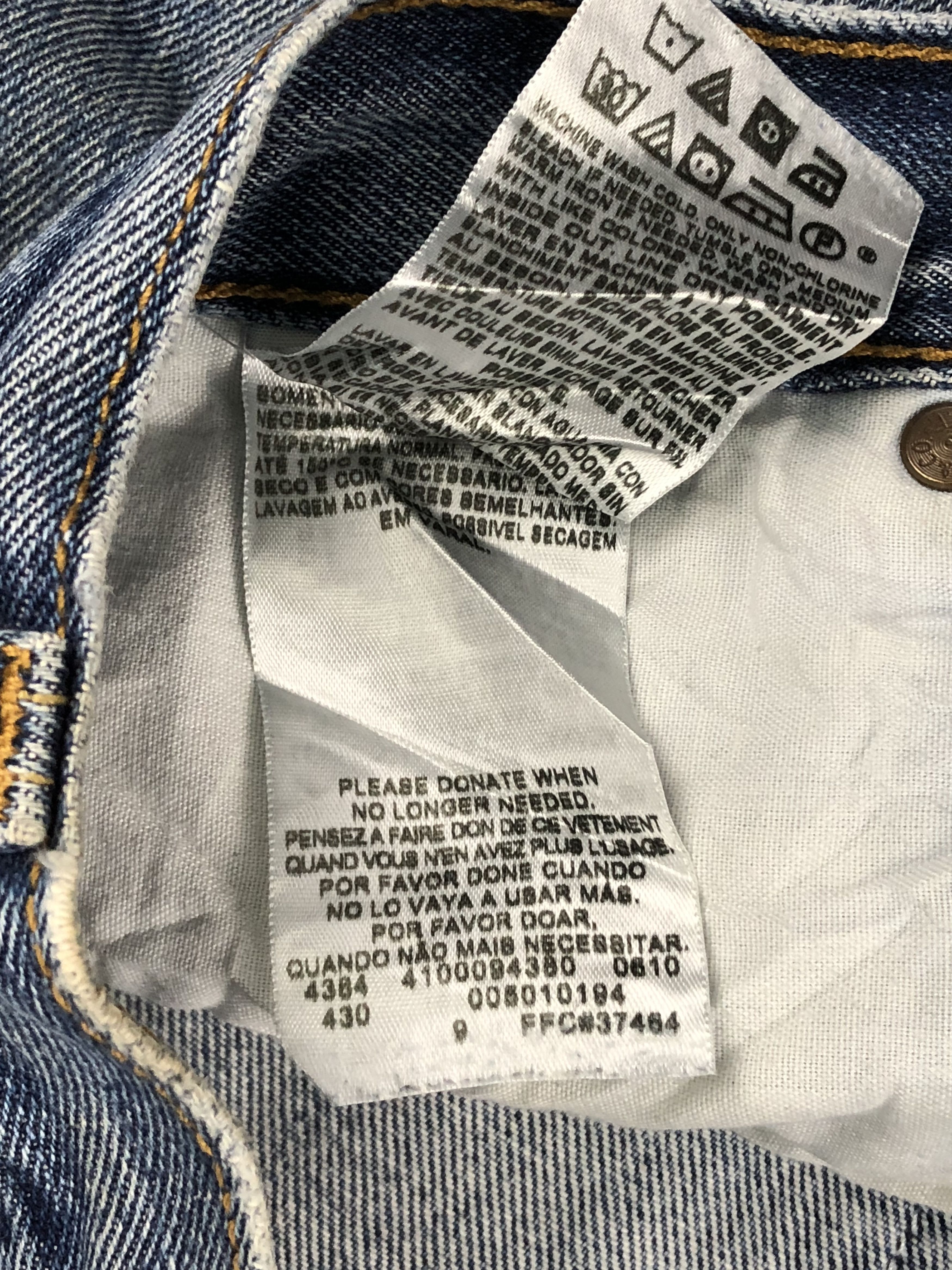 Levi's Vintage Levis 501 Light Blue Jeans DP1425 Size US 36 / EU 52 - 10 Thumbnail