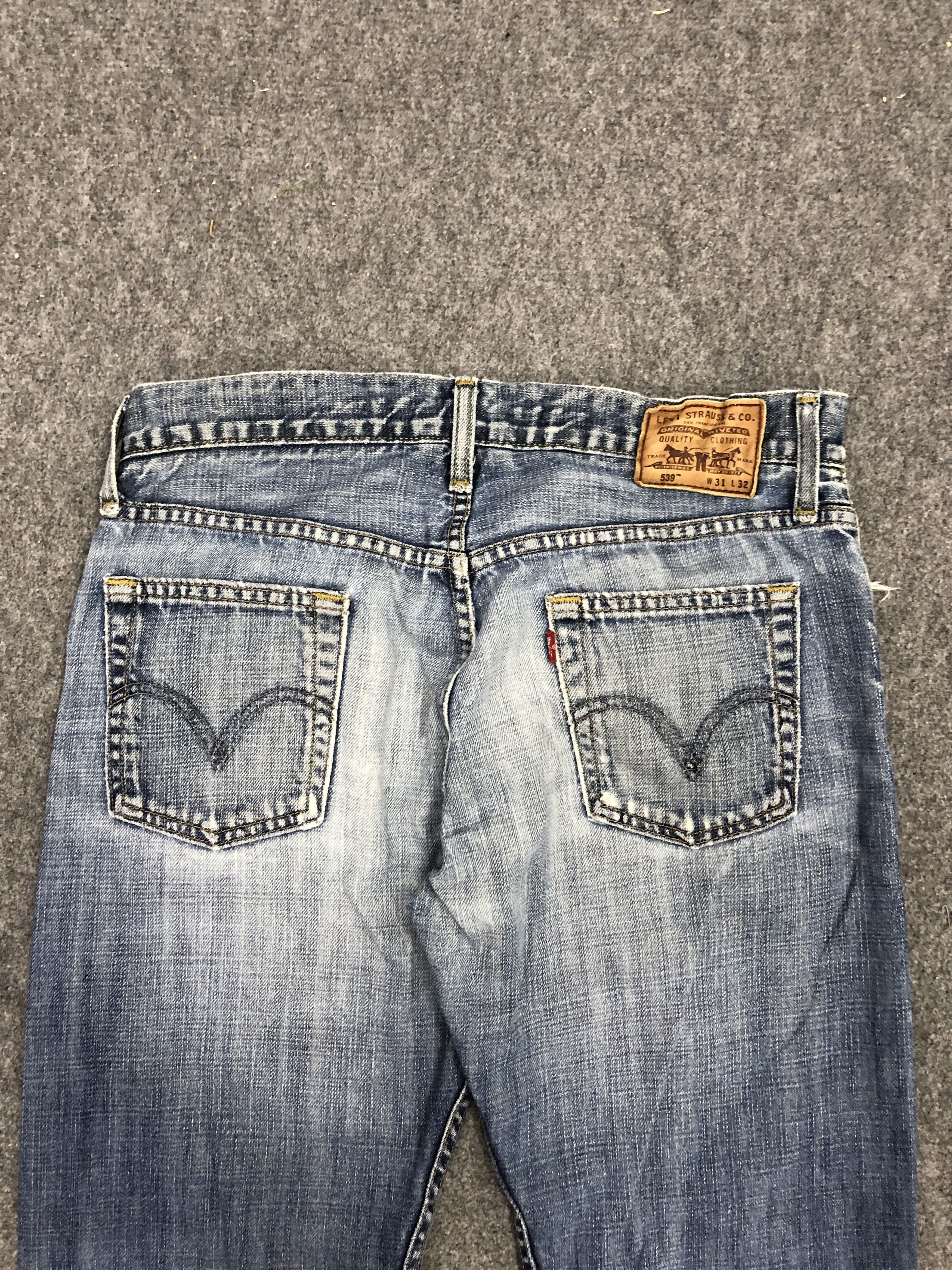 Levi's × Vintage Vintage Levis 539 Light Wash Jeans DP1113 Size US 33 - 4 Thumbnail